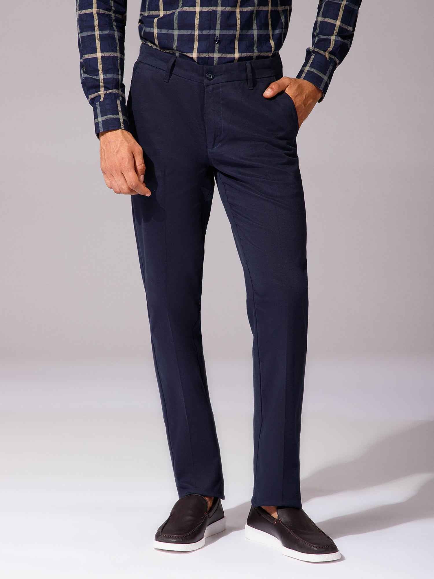 Navy - Trousers