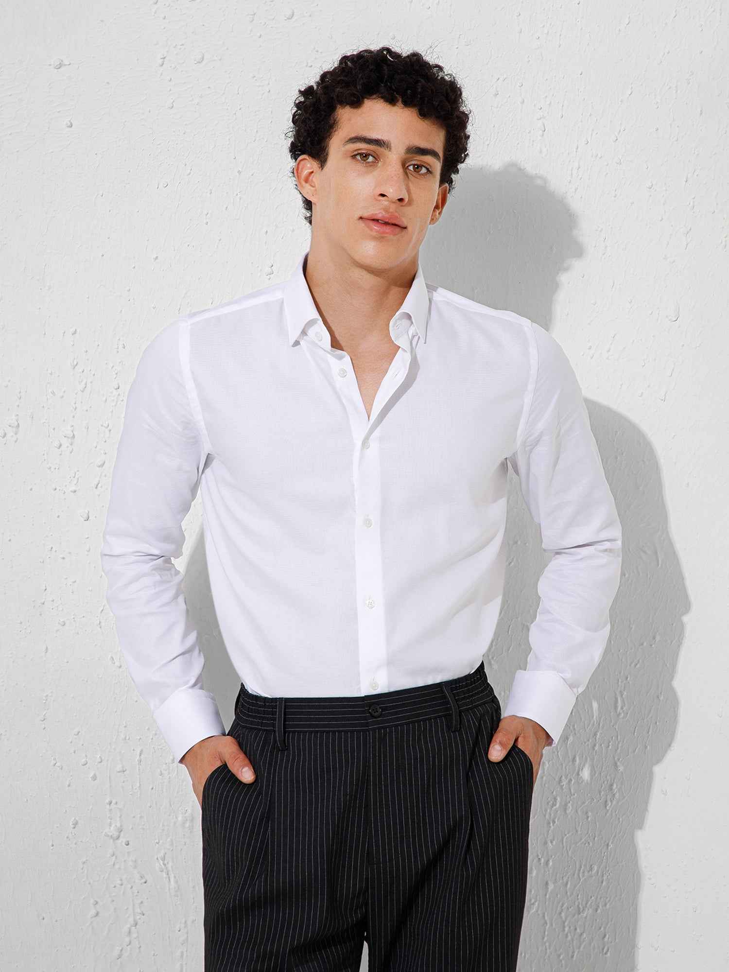 White - Mens Full Sleeve Shirts