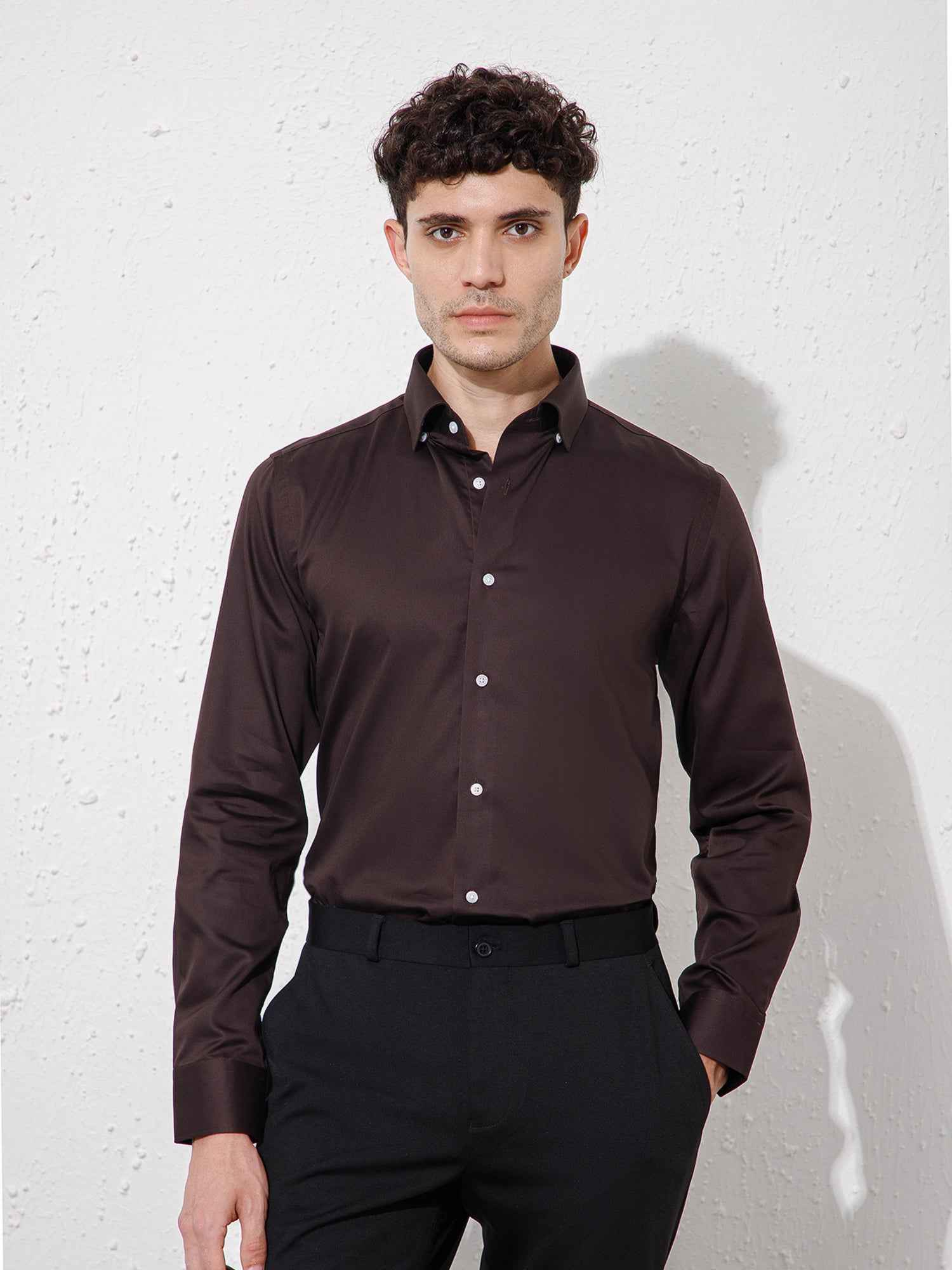Coffee - Mens Full Sleeve Shirts