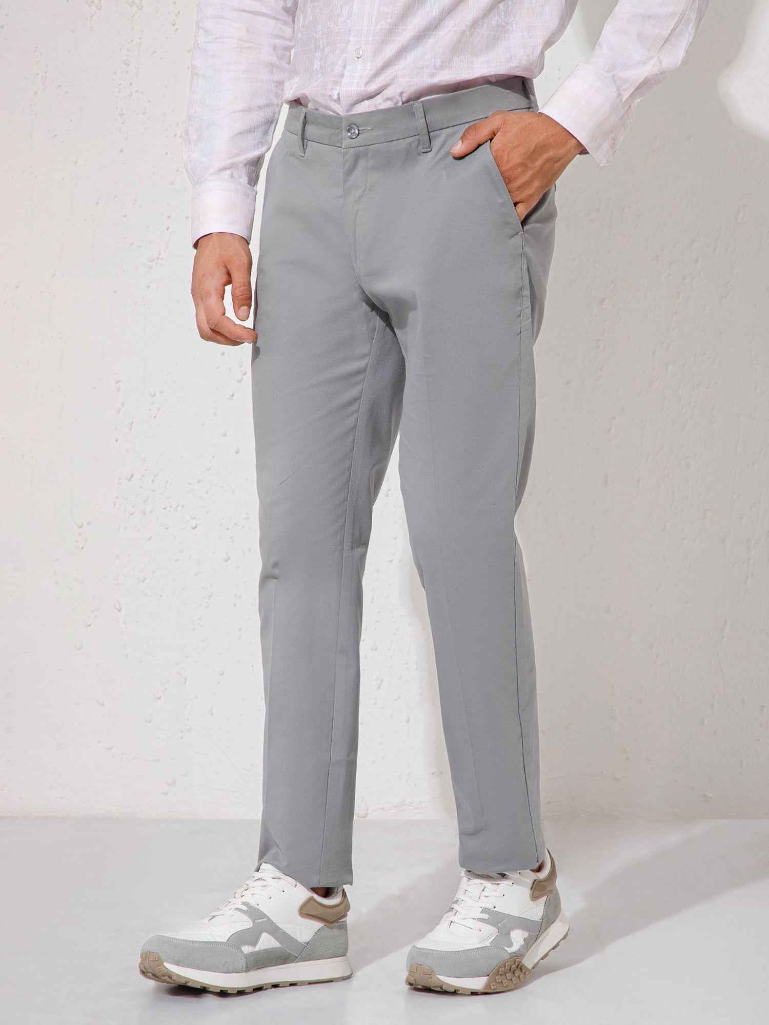 Grey - Trousers