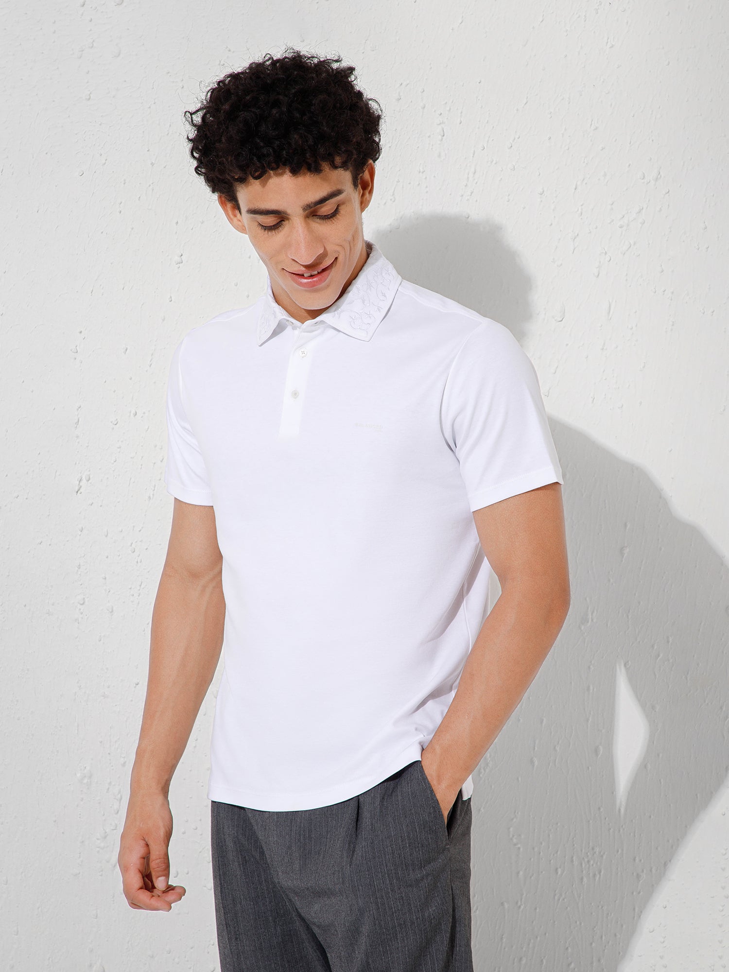 White - EMB Polo
