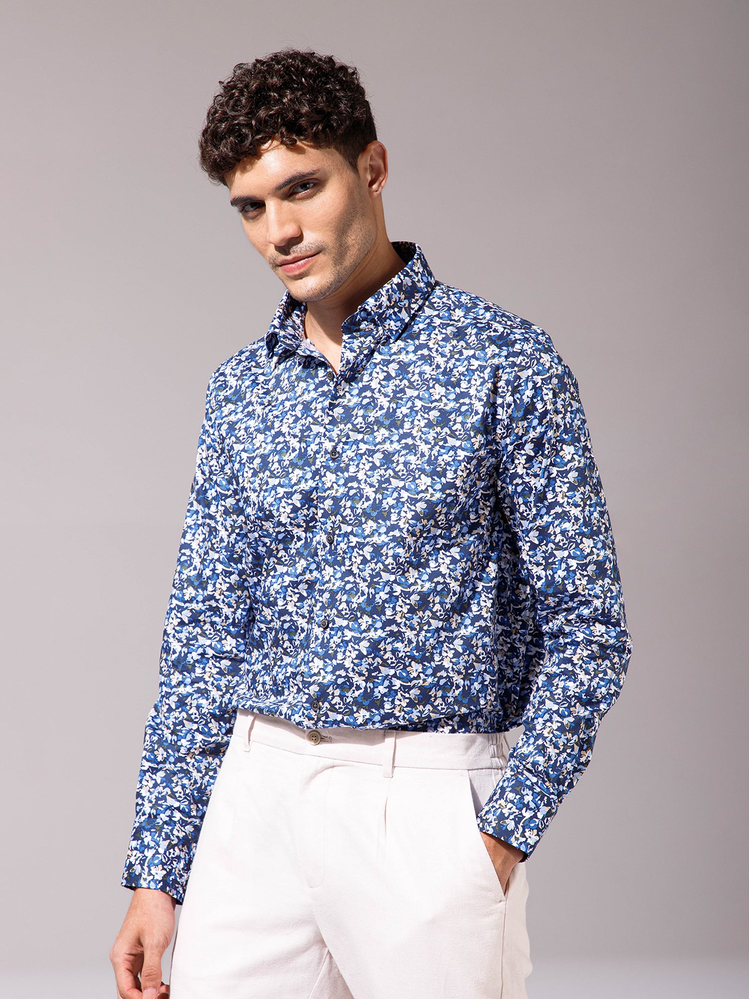 Denim Blue - Ditsy