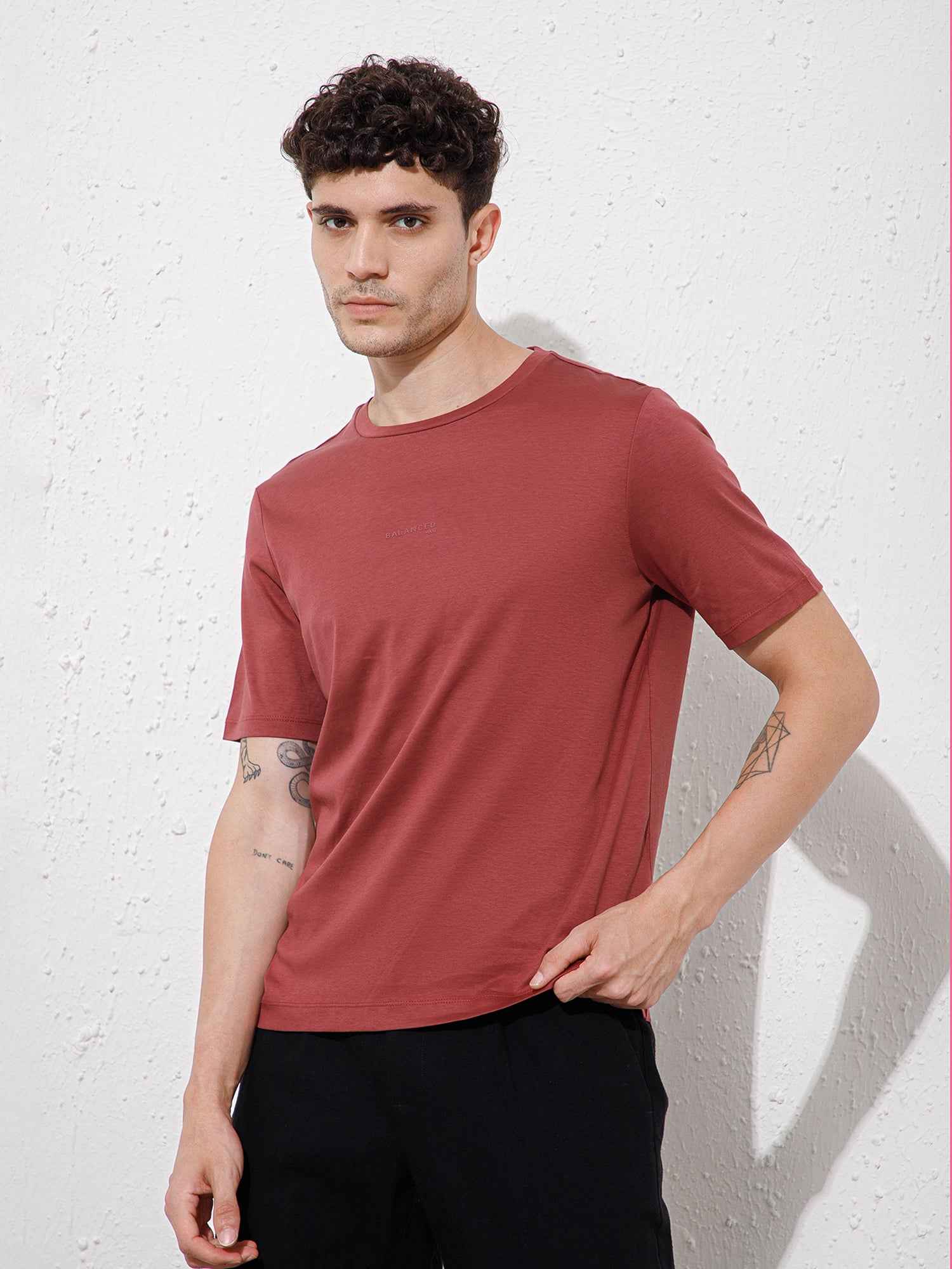 Brown - Round Neck