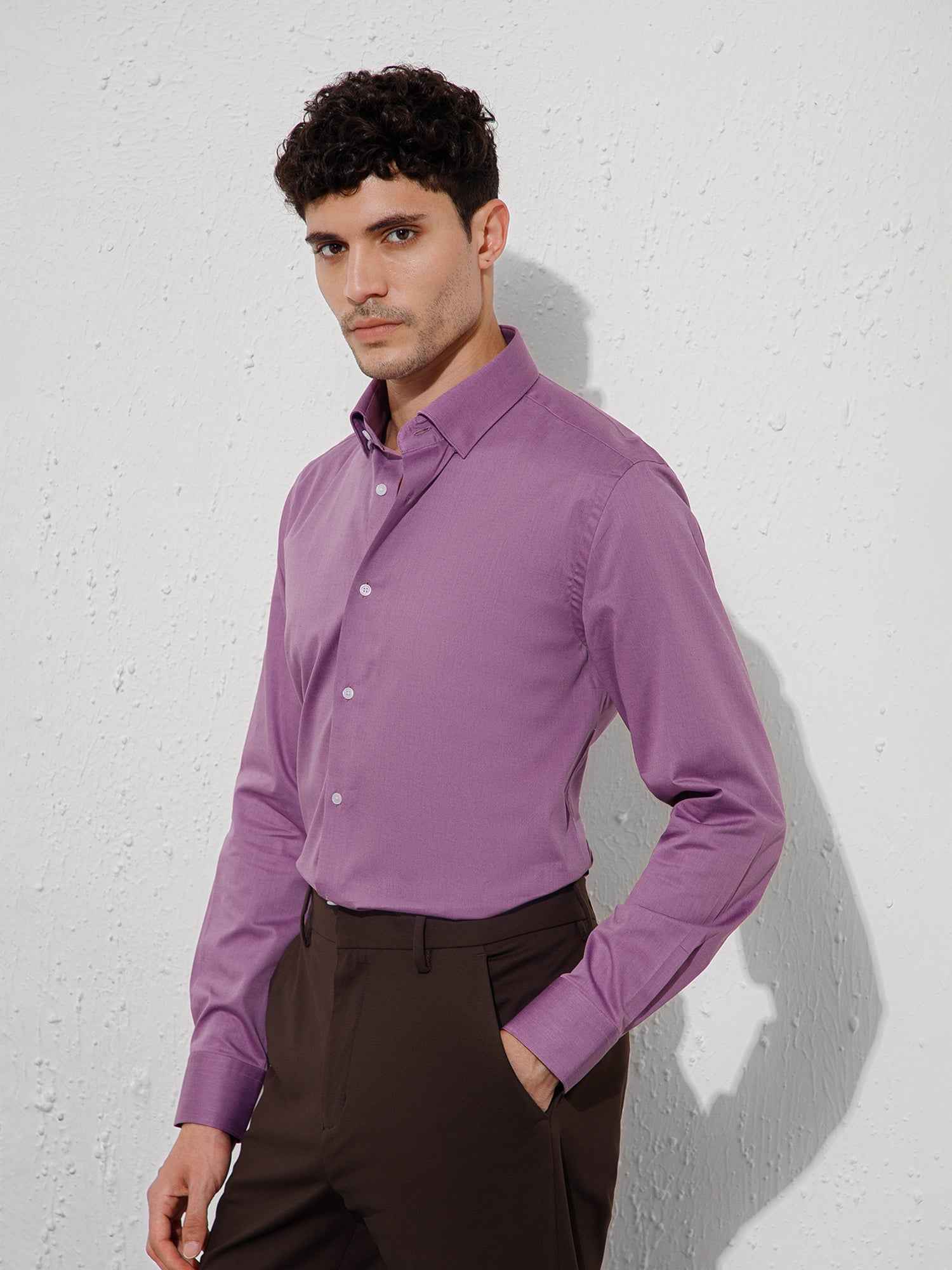 Purple - Mens Full Sleeve Shirts
