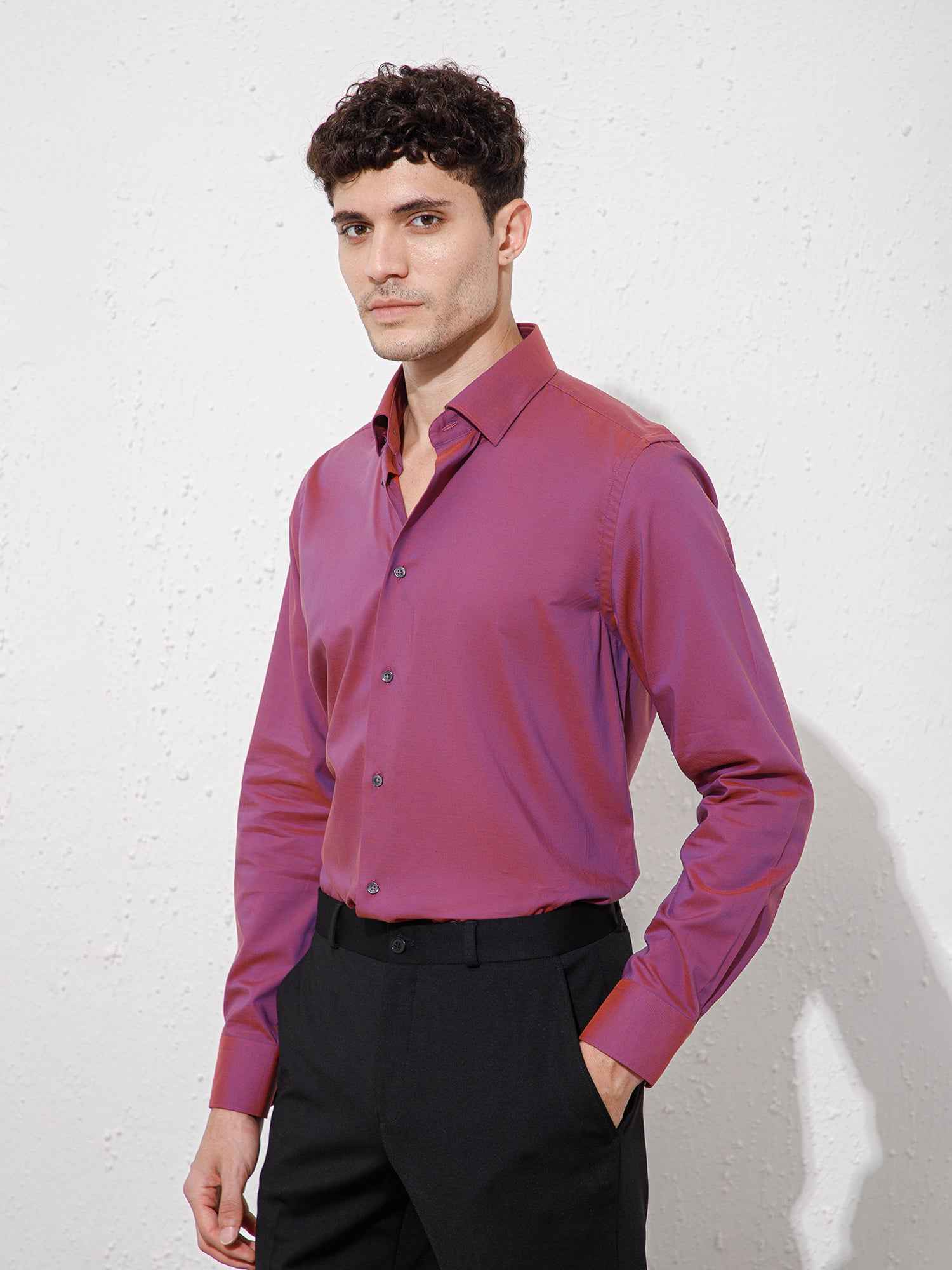 Purple - Mens Full Sleeve Shirts