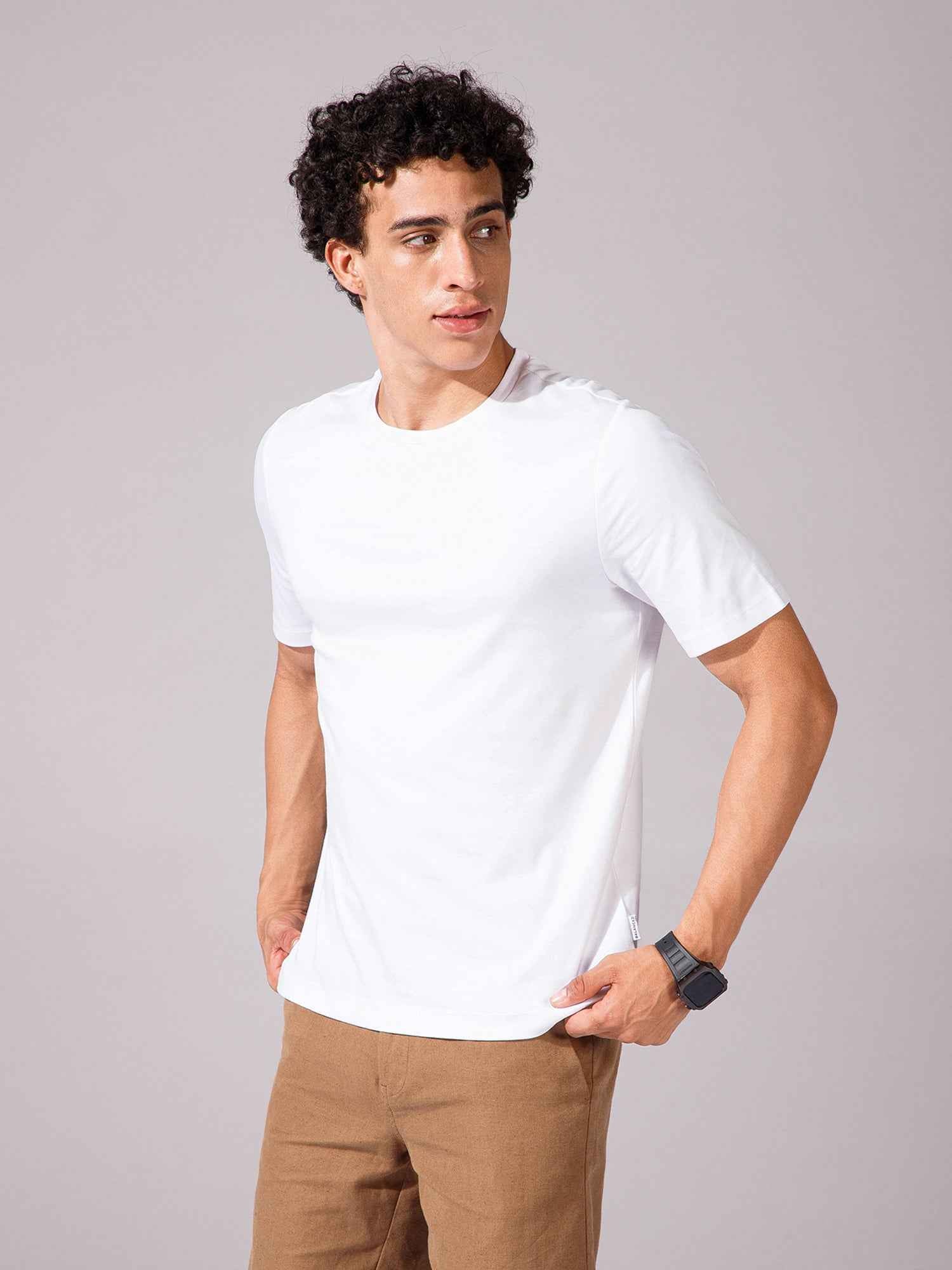 White - Round Neck
