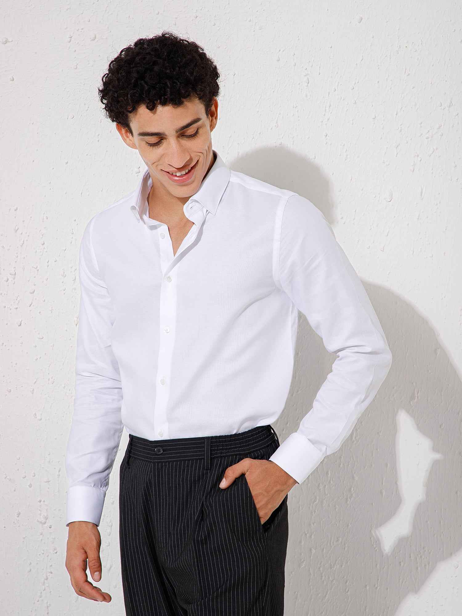 White - Mens Full Sleeve Shirts