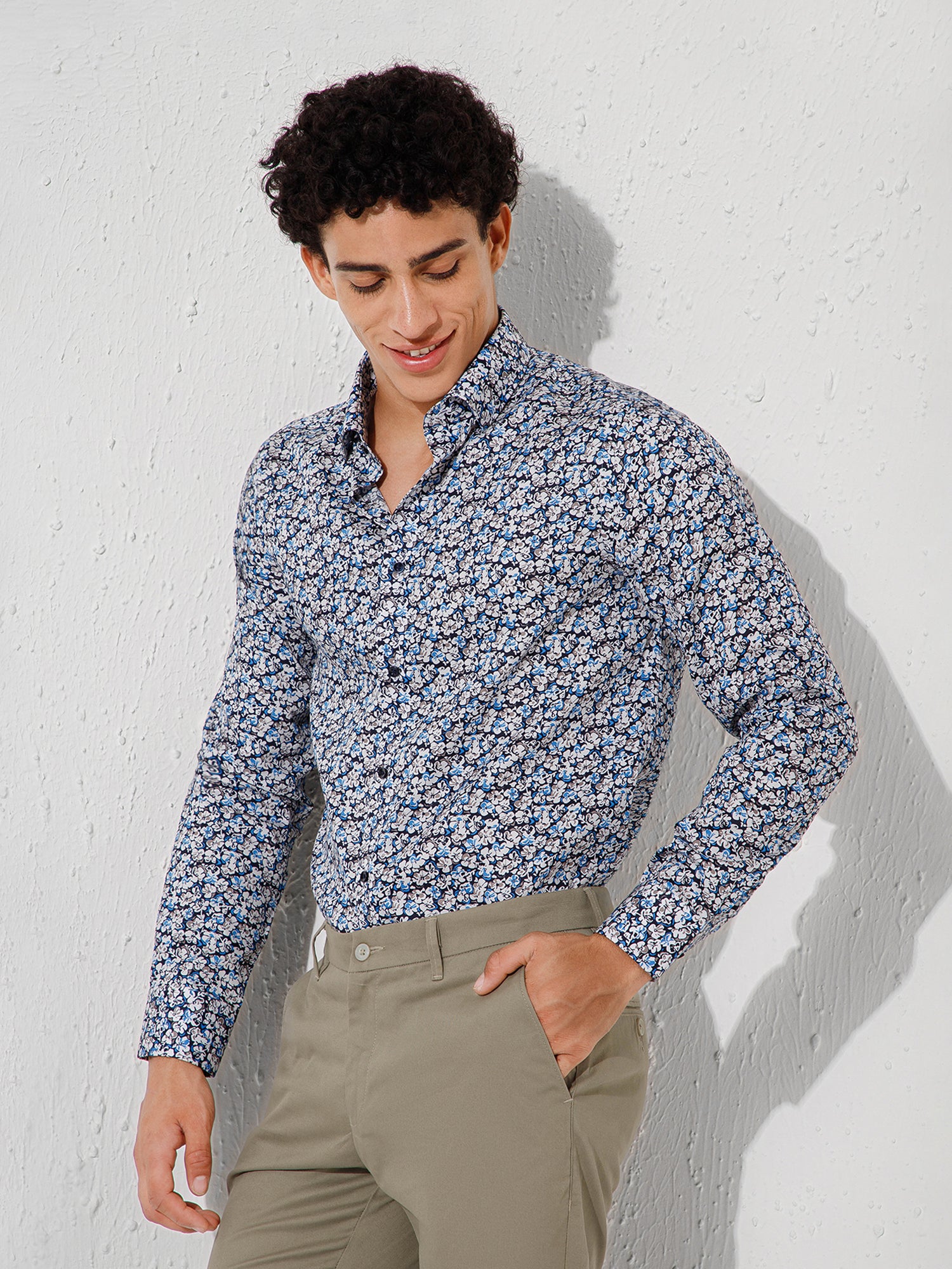 Navy - Ditsy