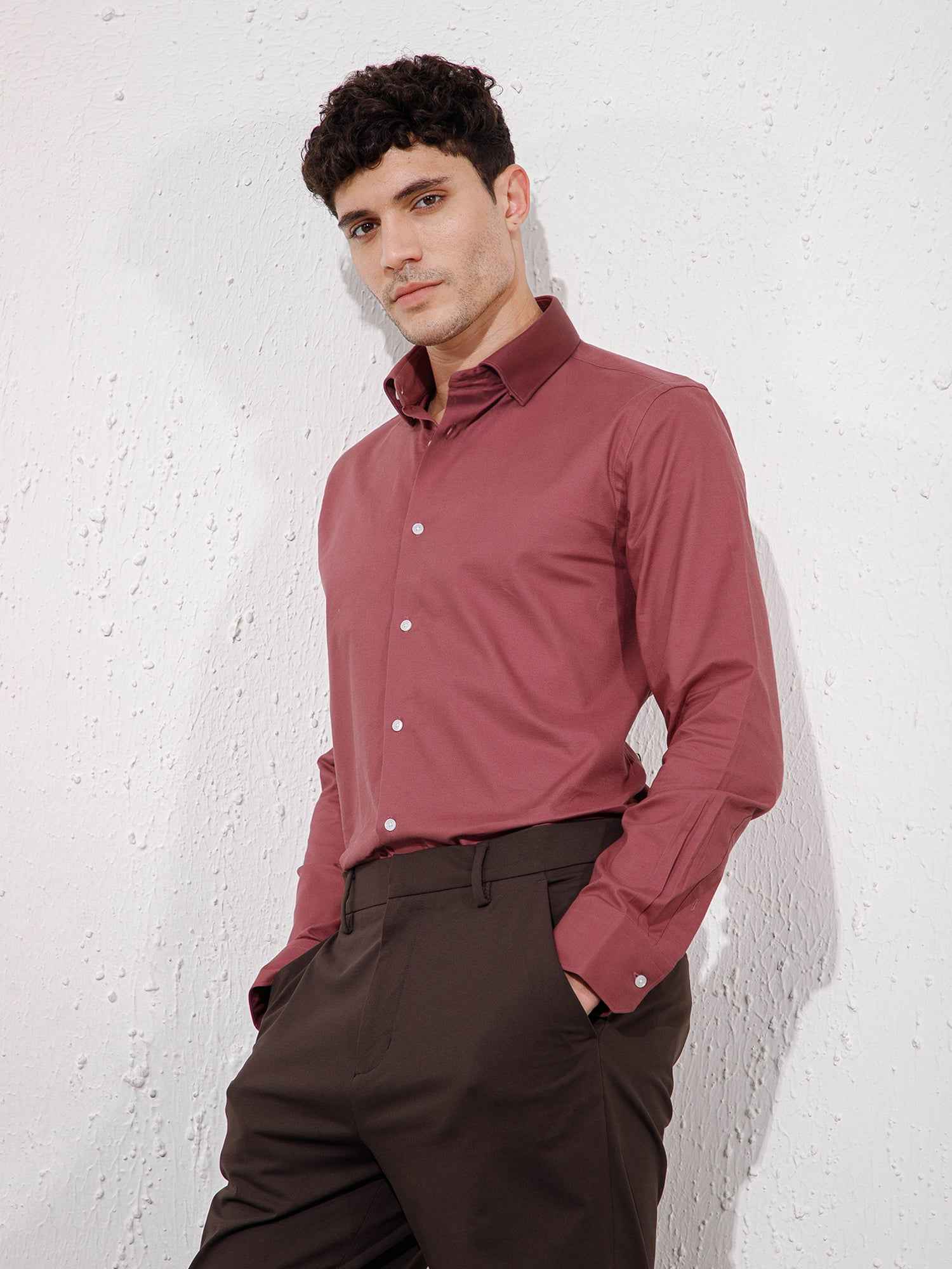Old Rose - Mens Full Sleeve Shirts