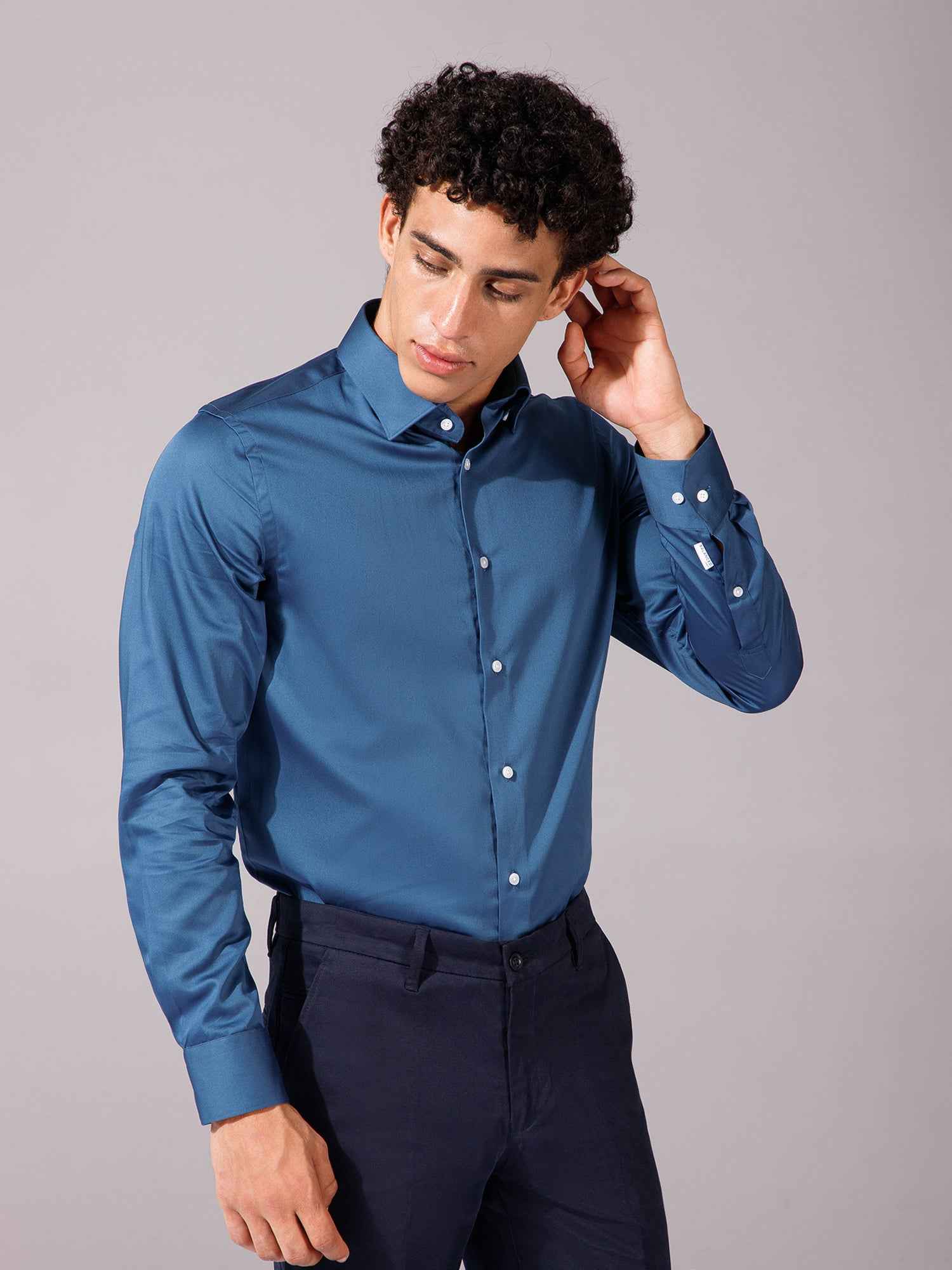 Turquoise - Mens Full Sleeve Shirts