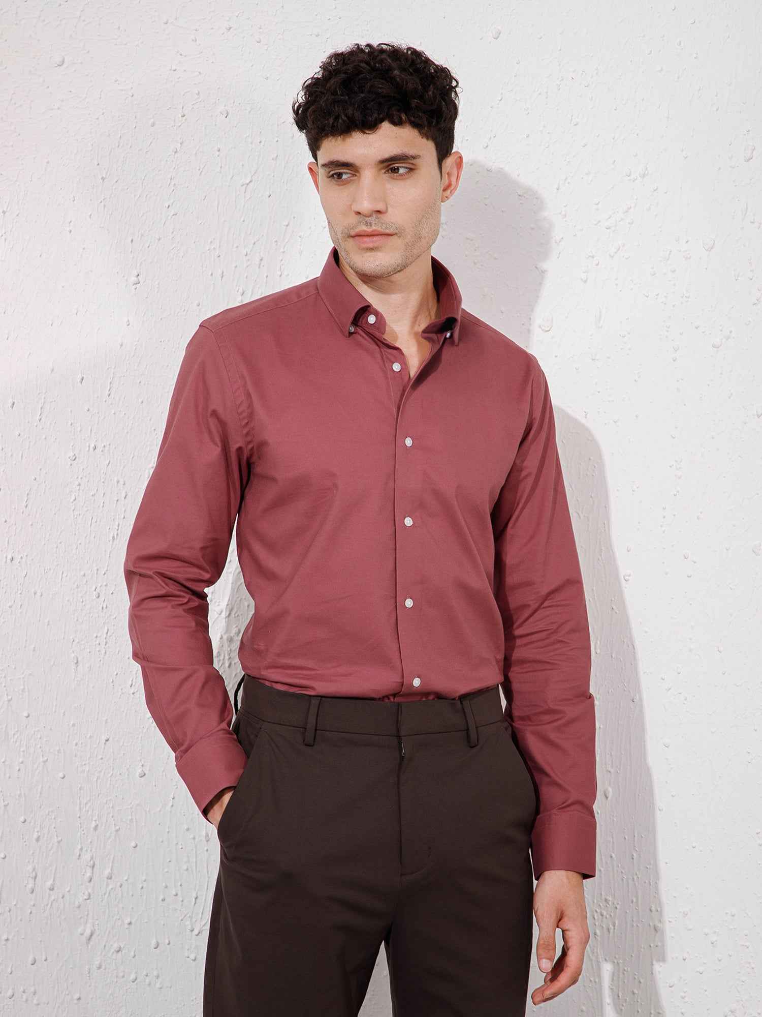 Old Rose - Mens Full Sleeve Shirts