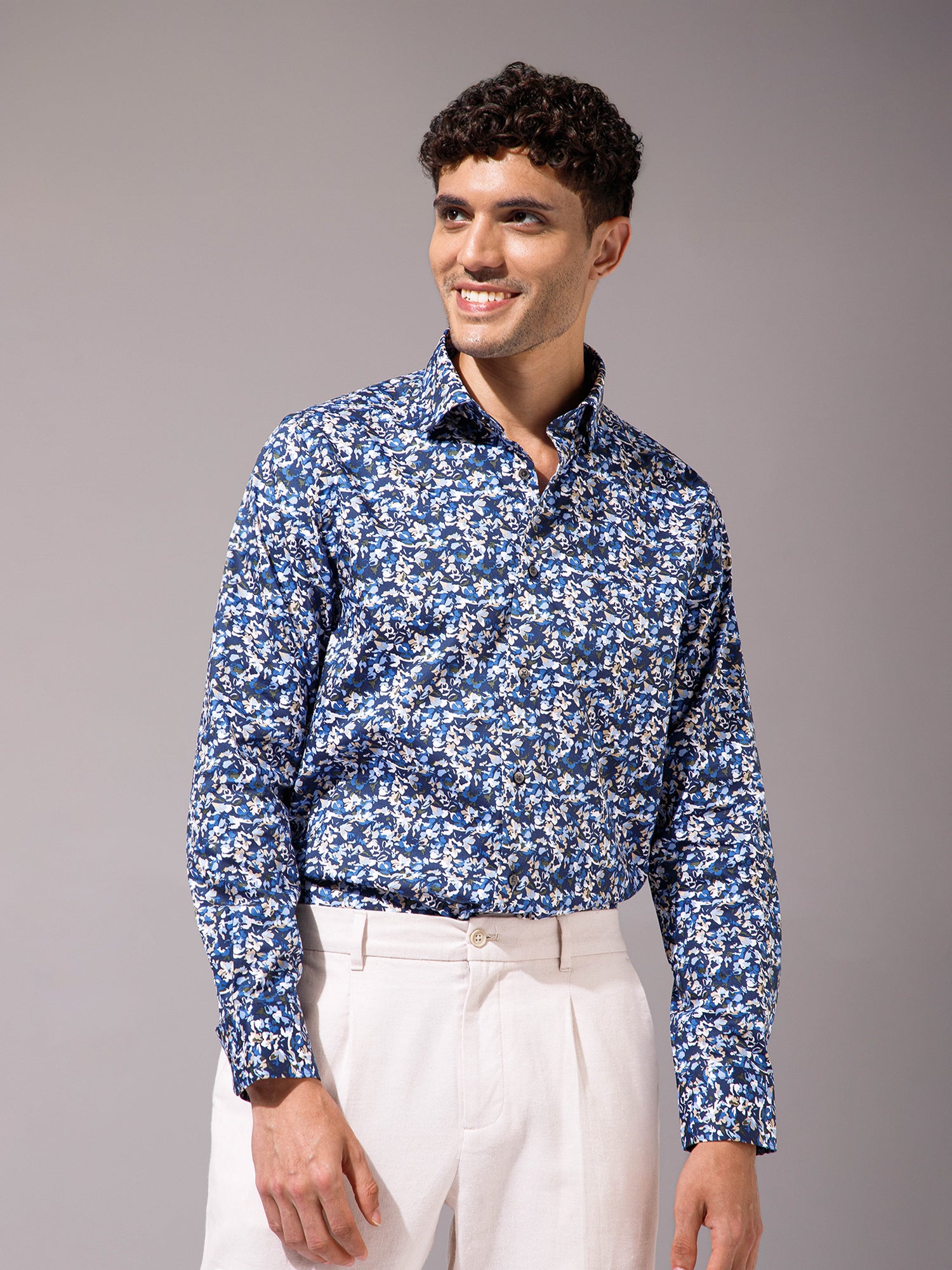 Denim Blue - Ditsy