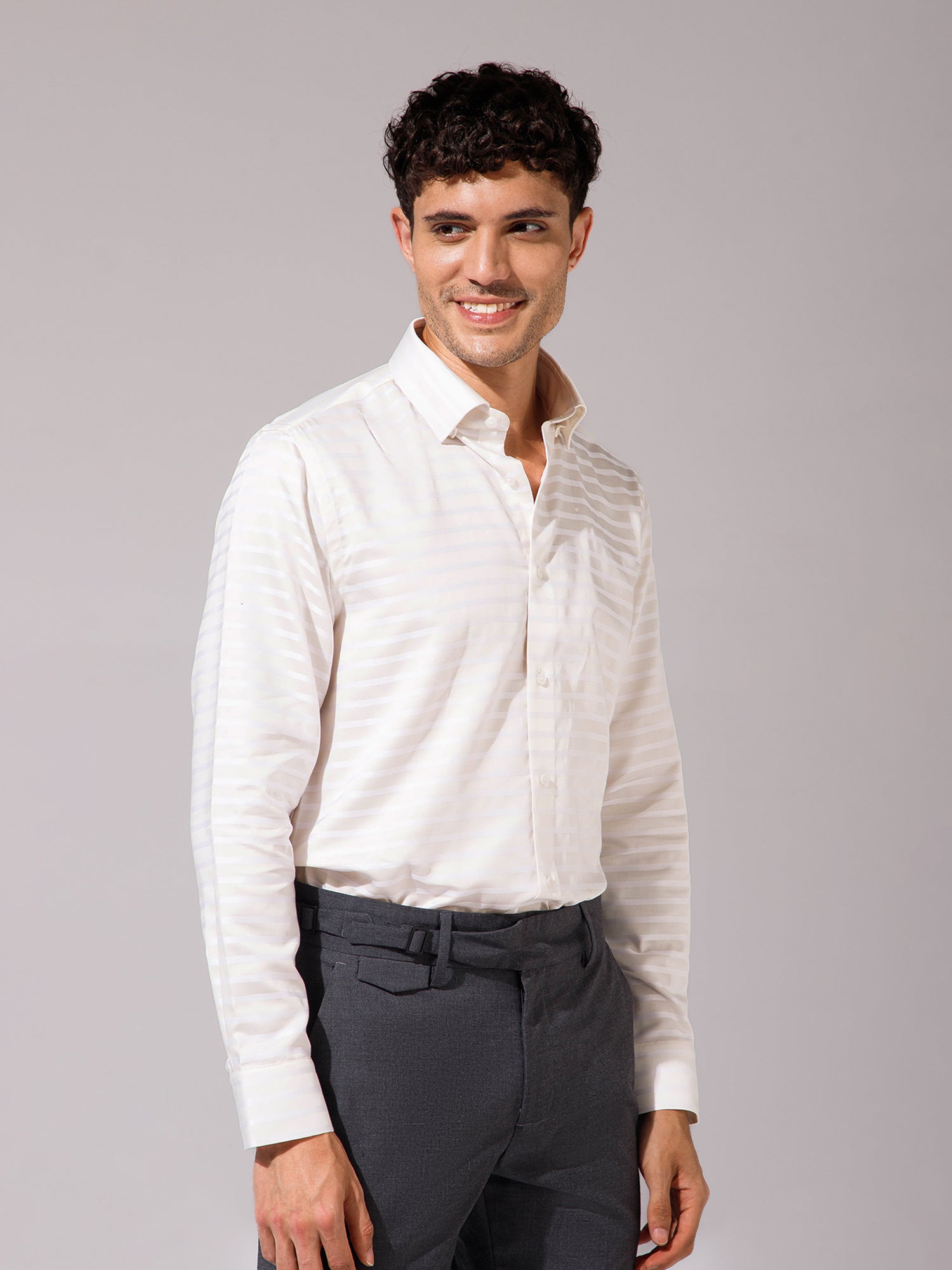 Cream - Mens Full Sleeve Shirts