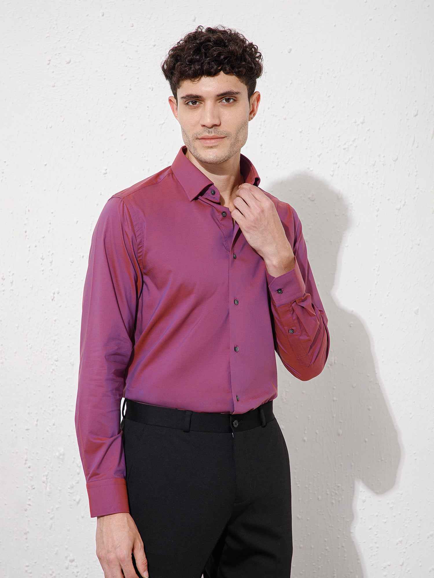 Purple - Mens Full Sleeve Shirts