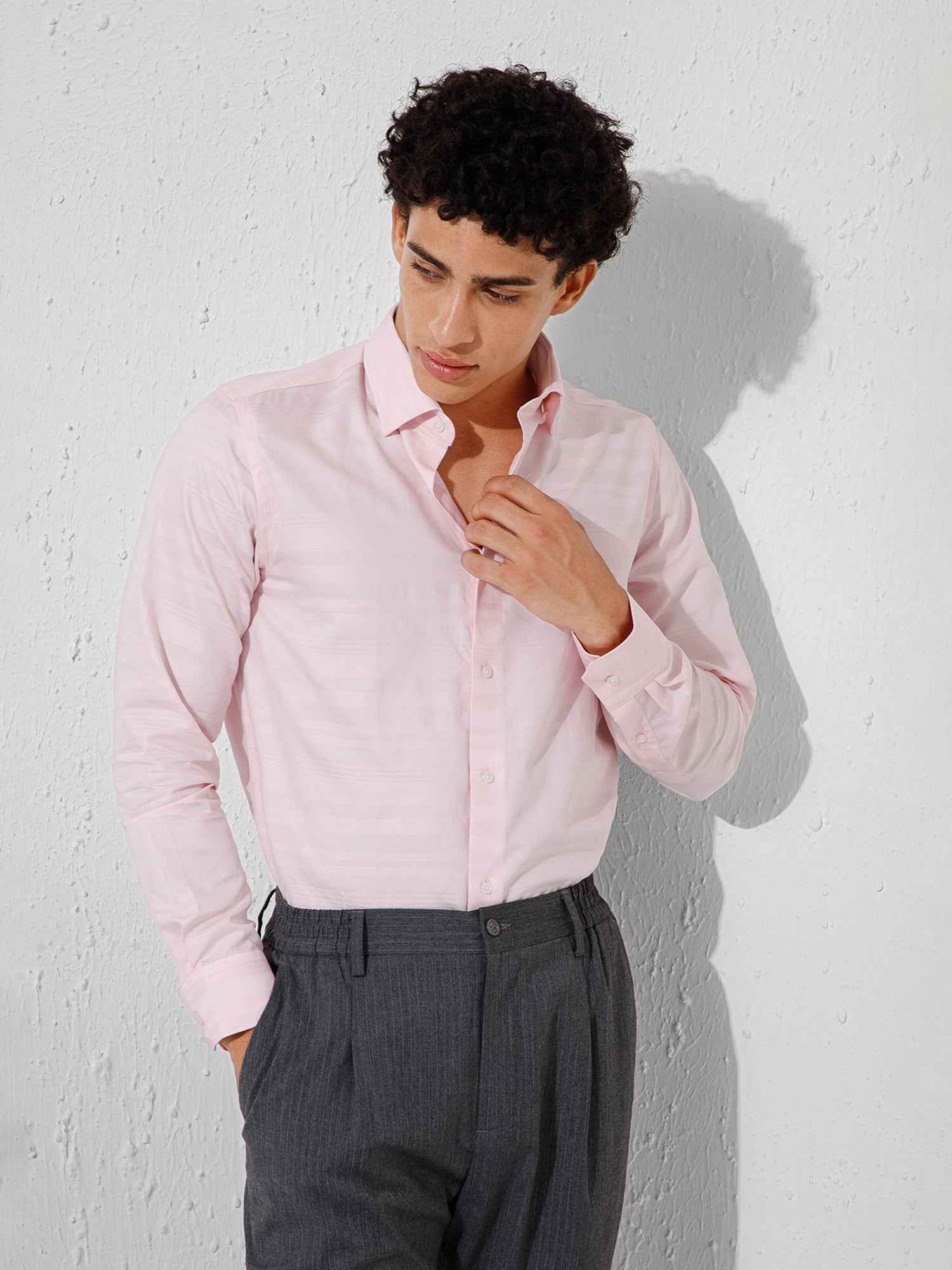 Pink - Mens Full Sleeve Shirts