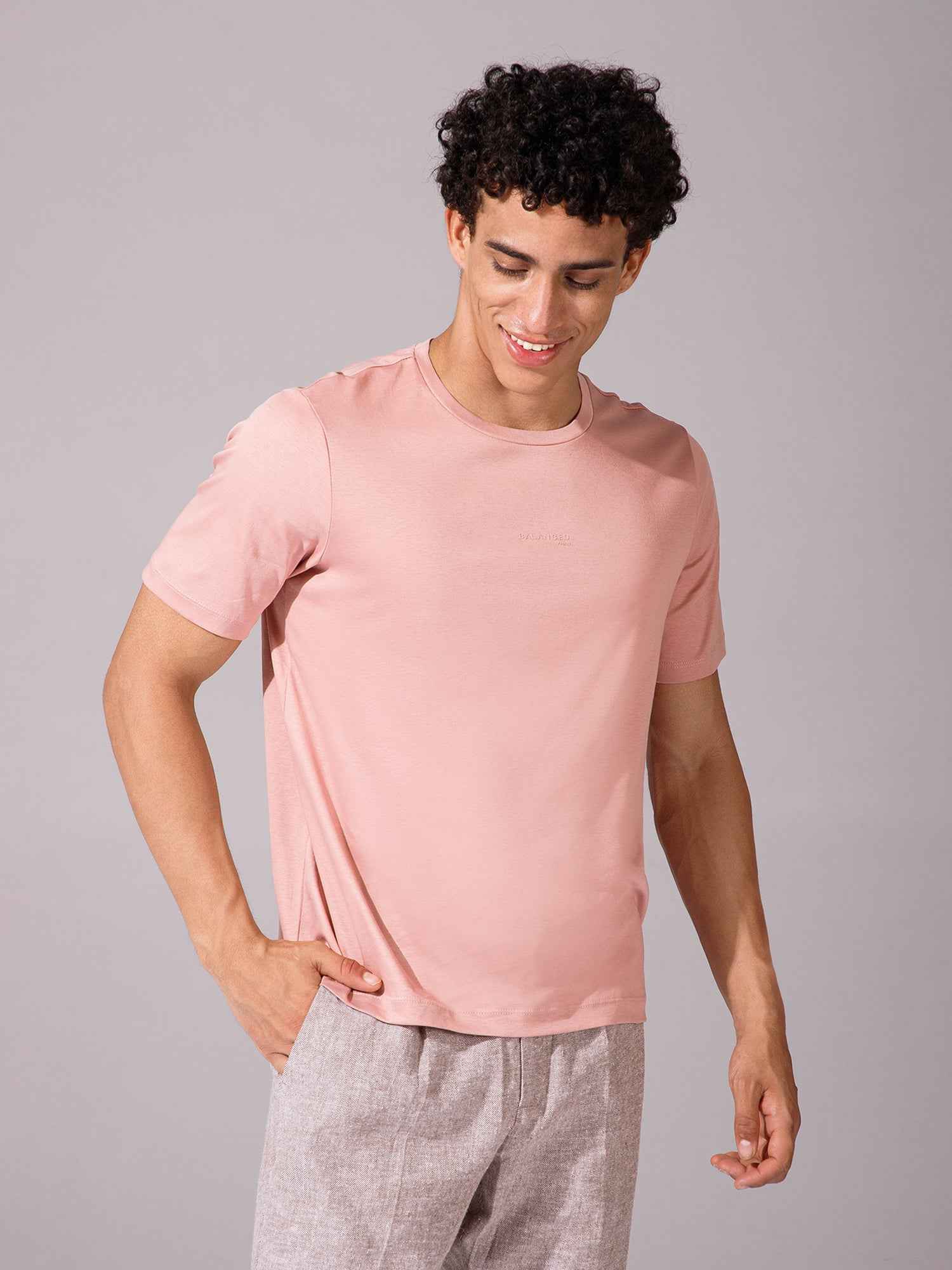 Peach - Round Neck