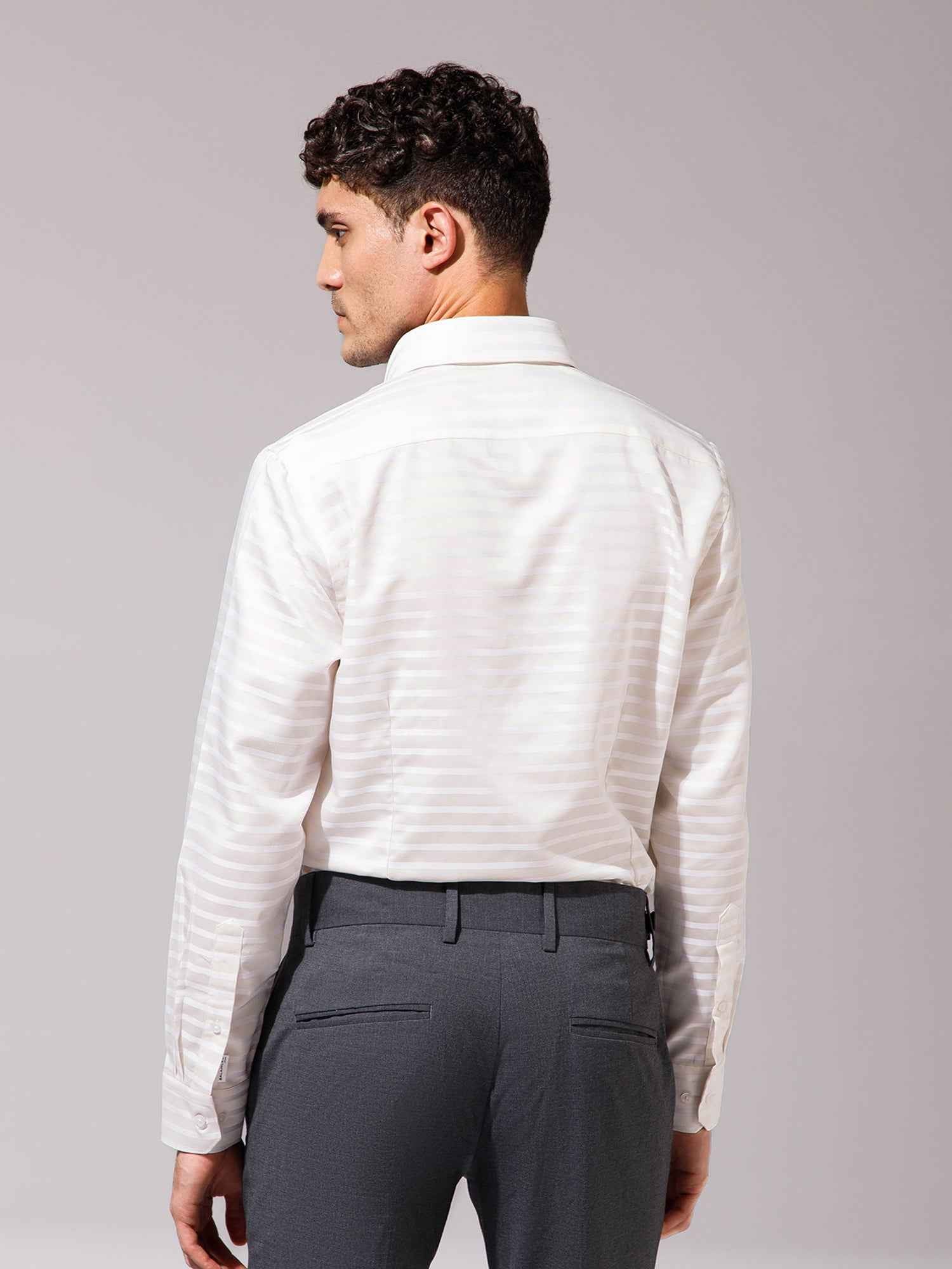 Cream - Mens Full Sleeve Shirts