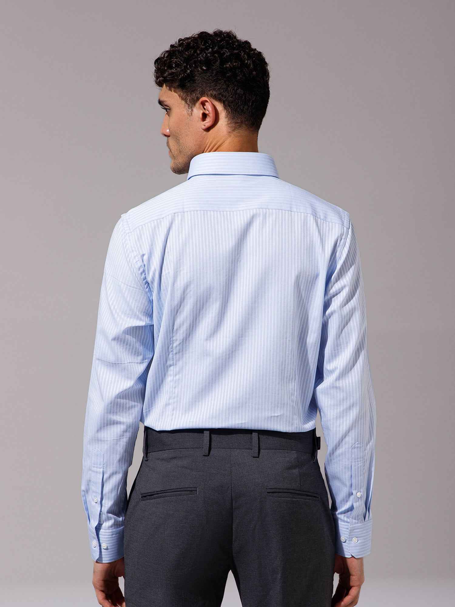 Light Blue - Mens Full Sleeve Shirts