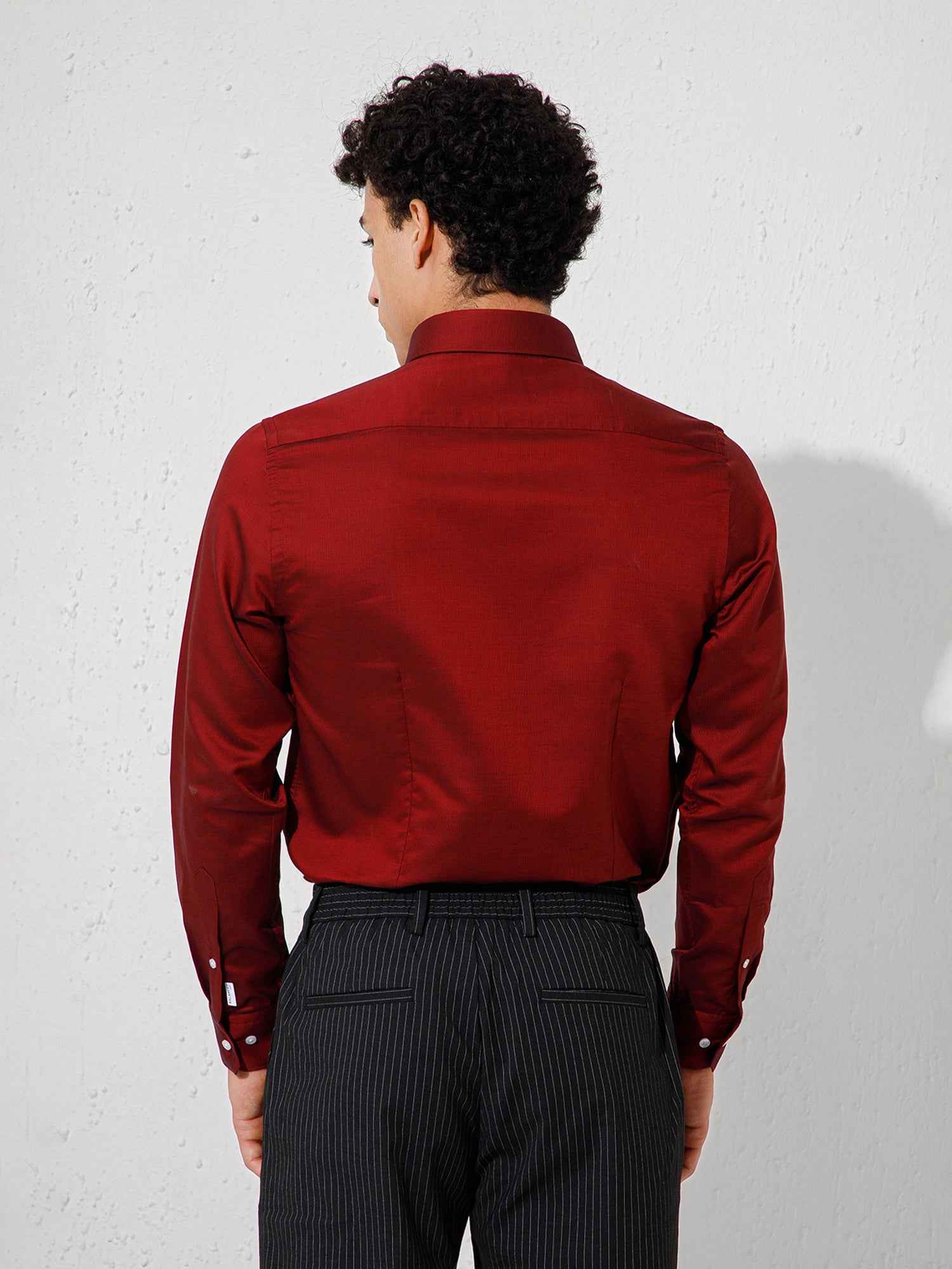 Maroon - Mens Full Sleeve Shirts