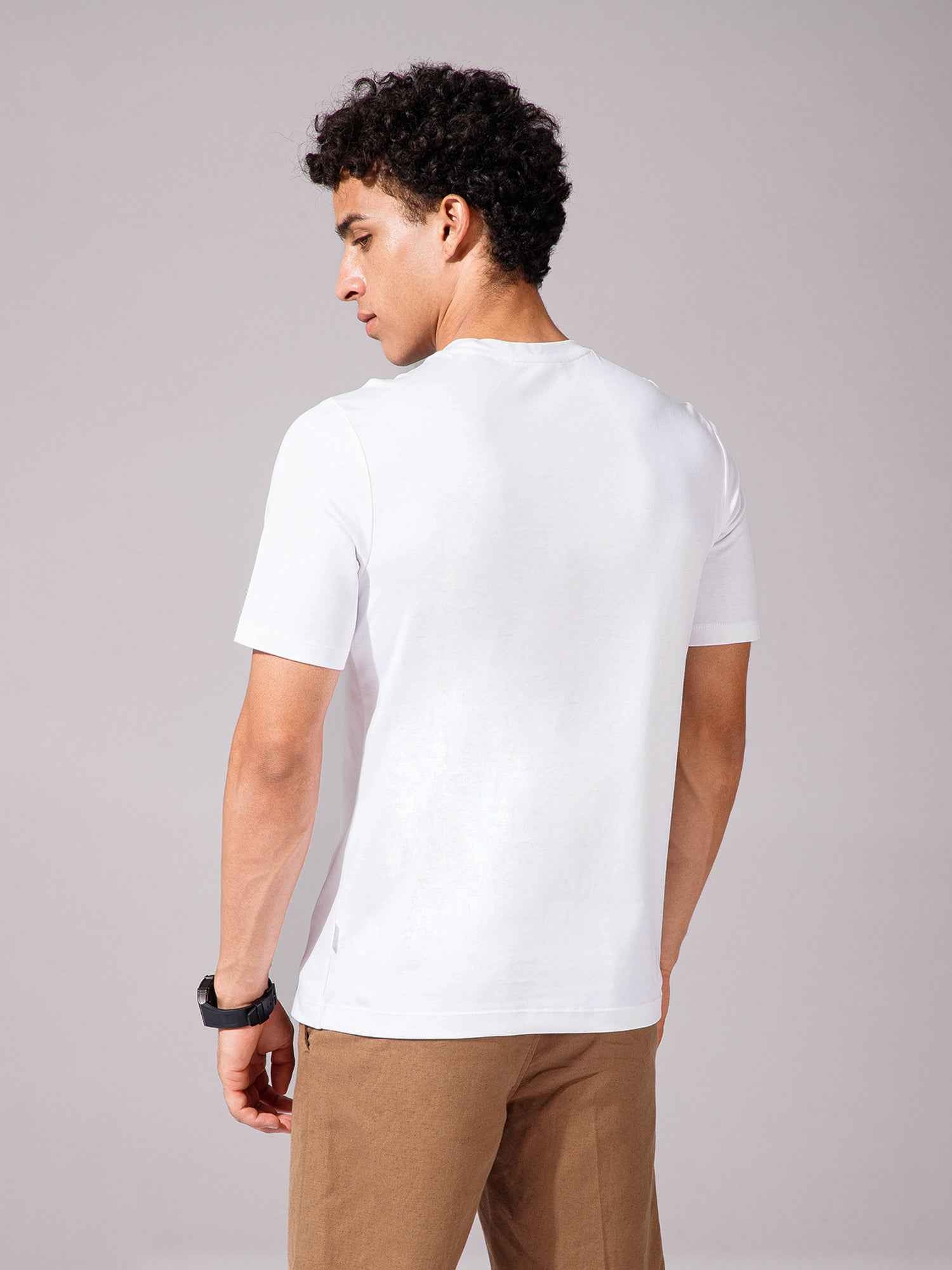 White - Round Neck