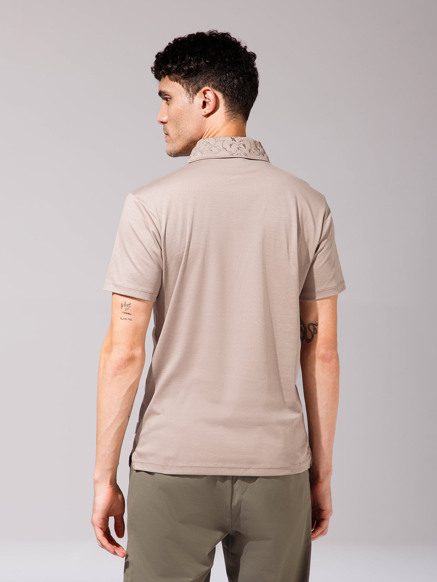 Khaki - EMB Polo