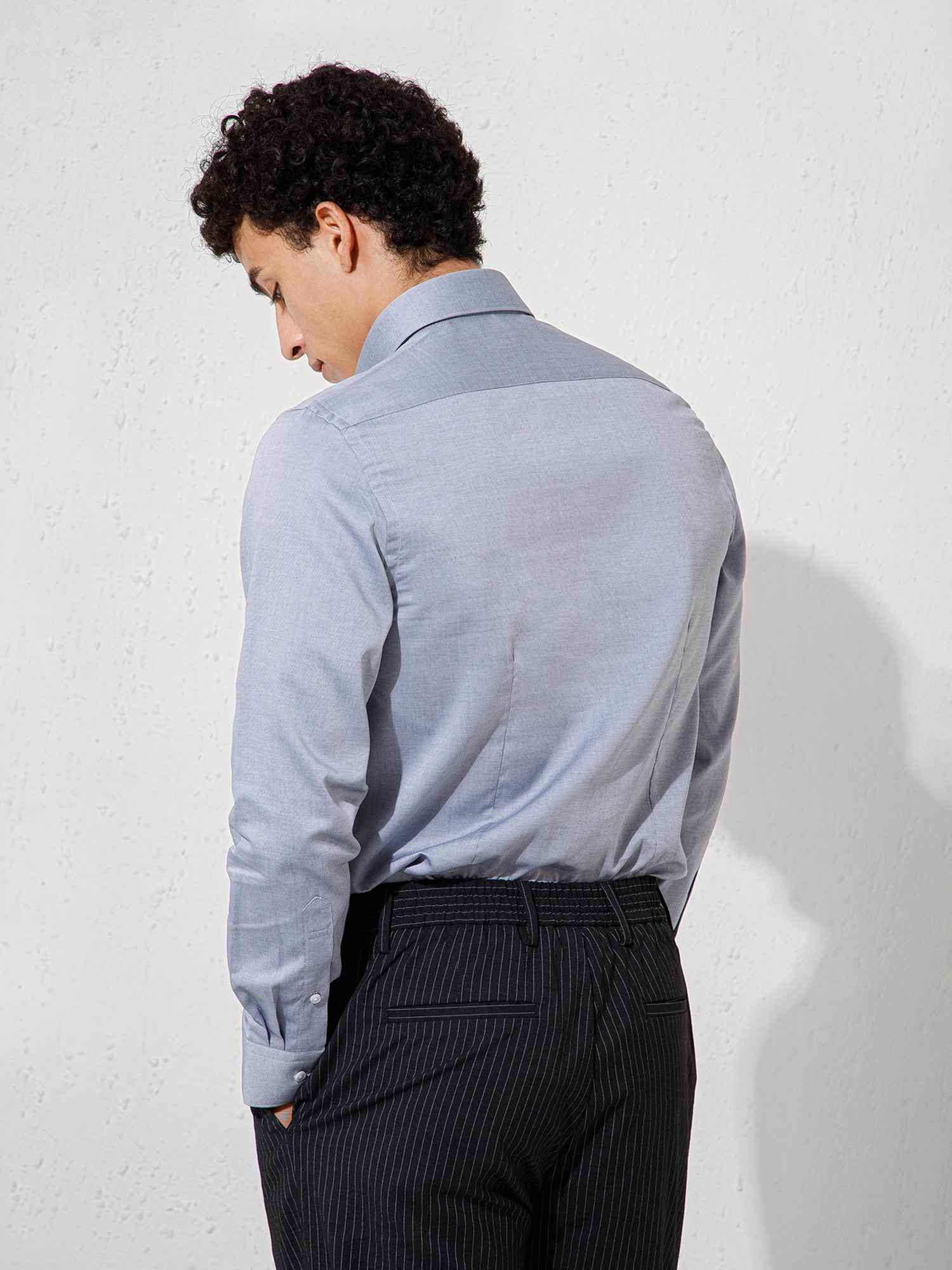 Light Grey - Mens Full Sleeve Shirts