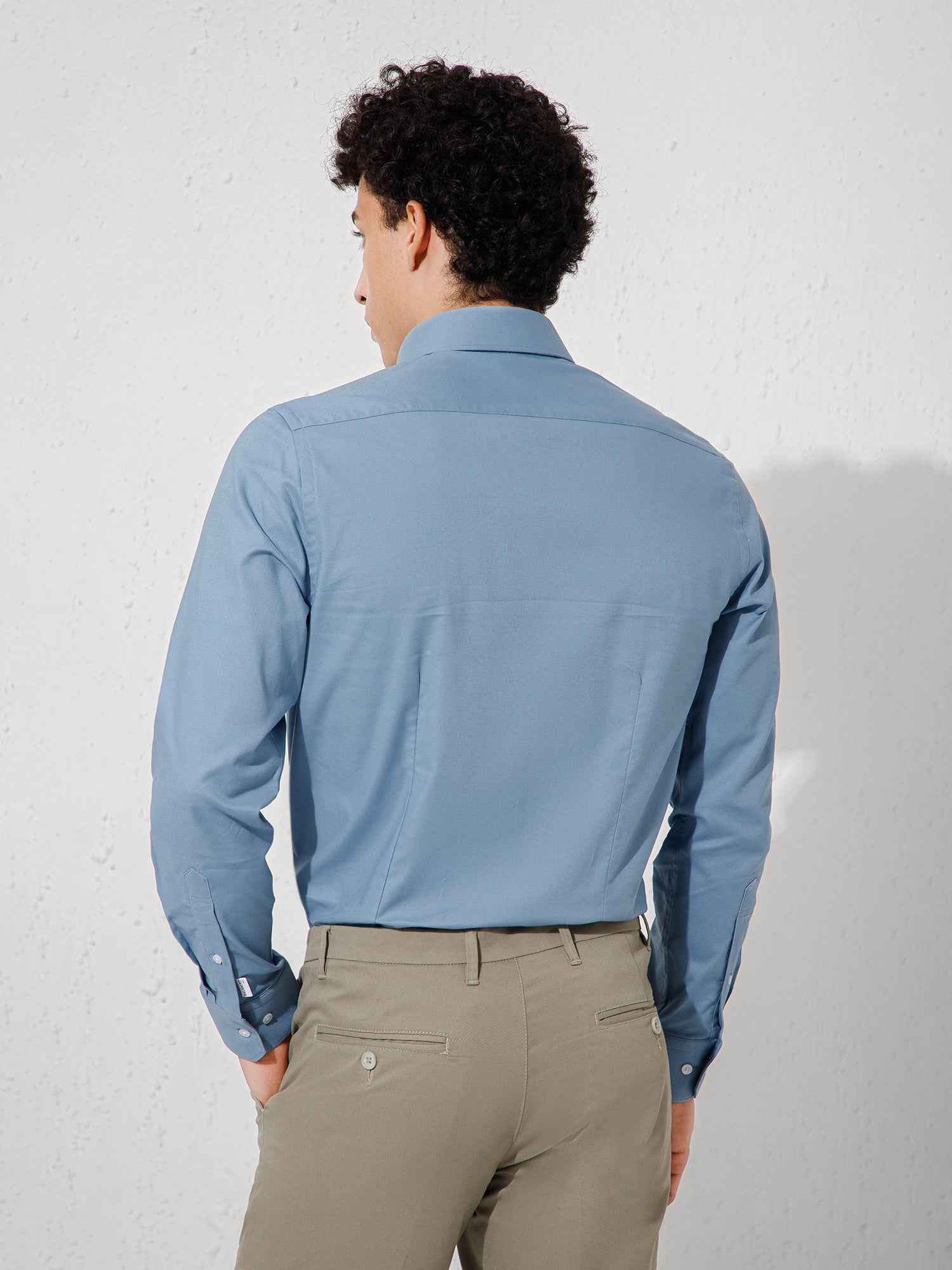 Light Blue - Mans Full Sleeve Shirts