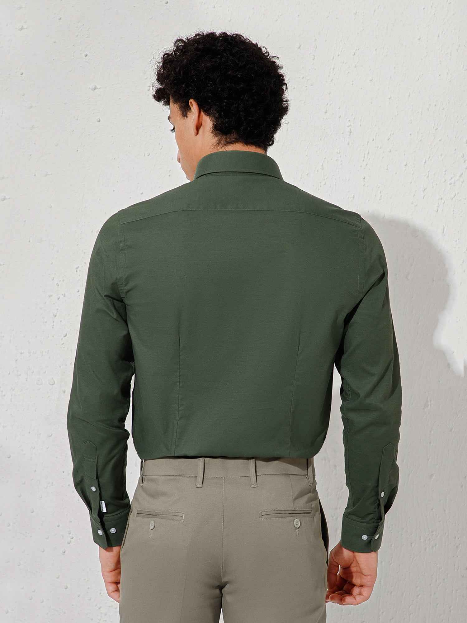 Olive - Mens Full Sleeve Shirts