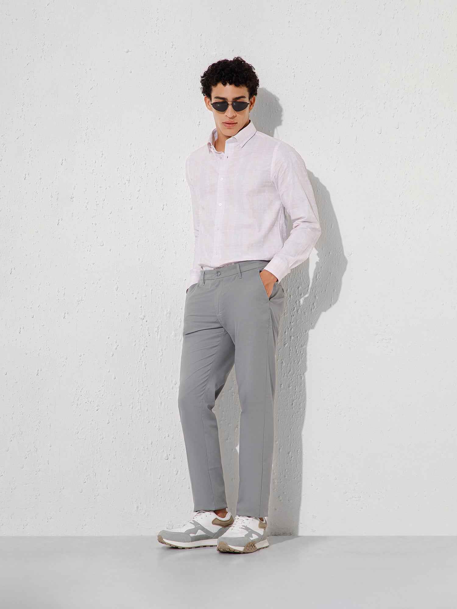 Grey - Trousers
