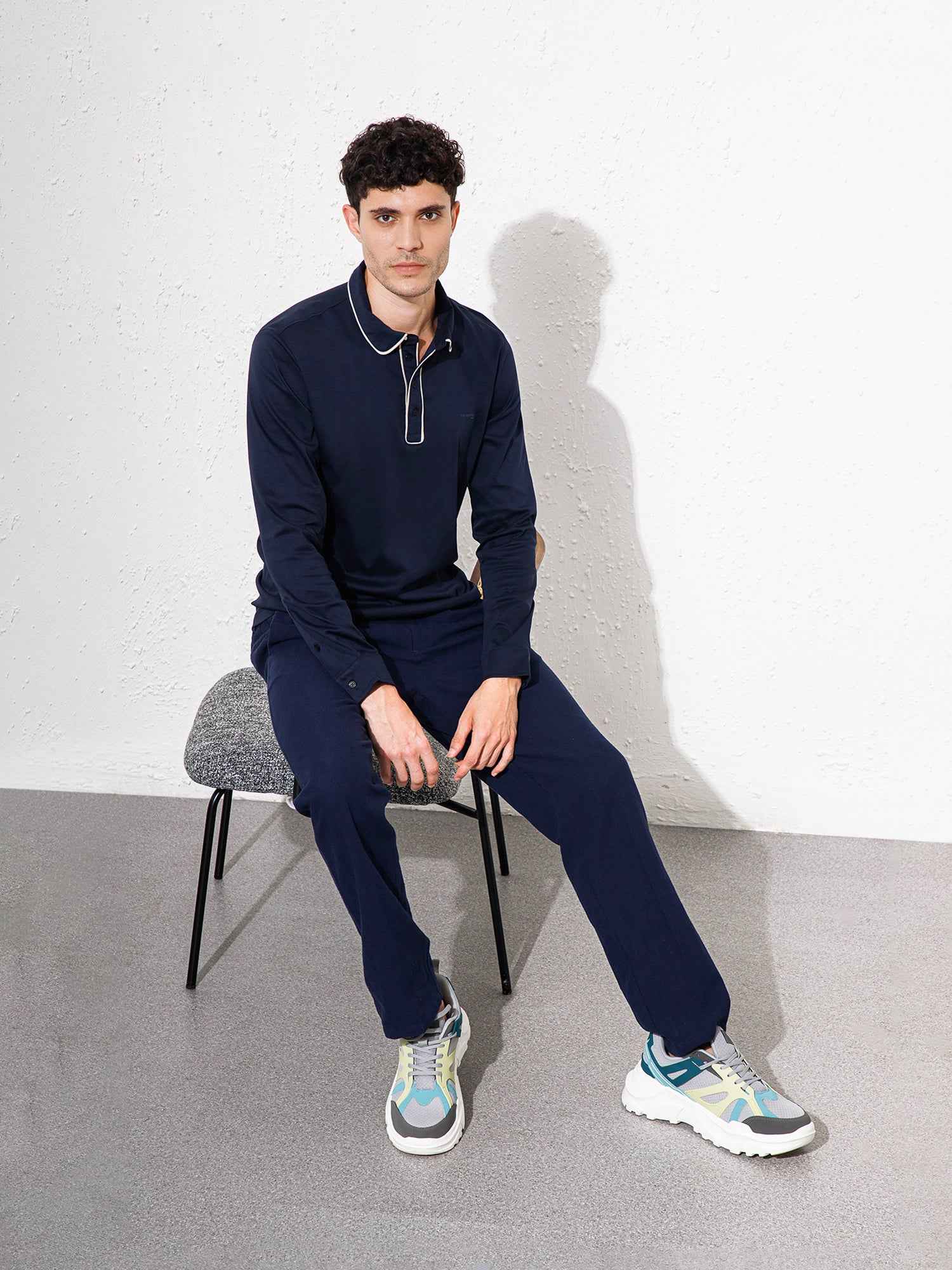 Navi - Polo Full Sleeve