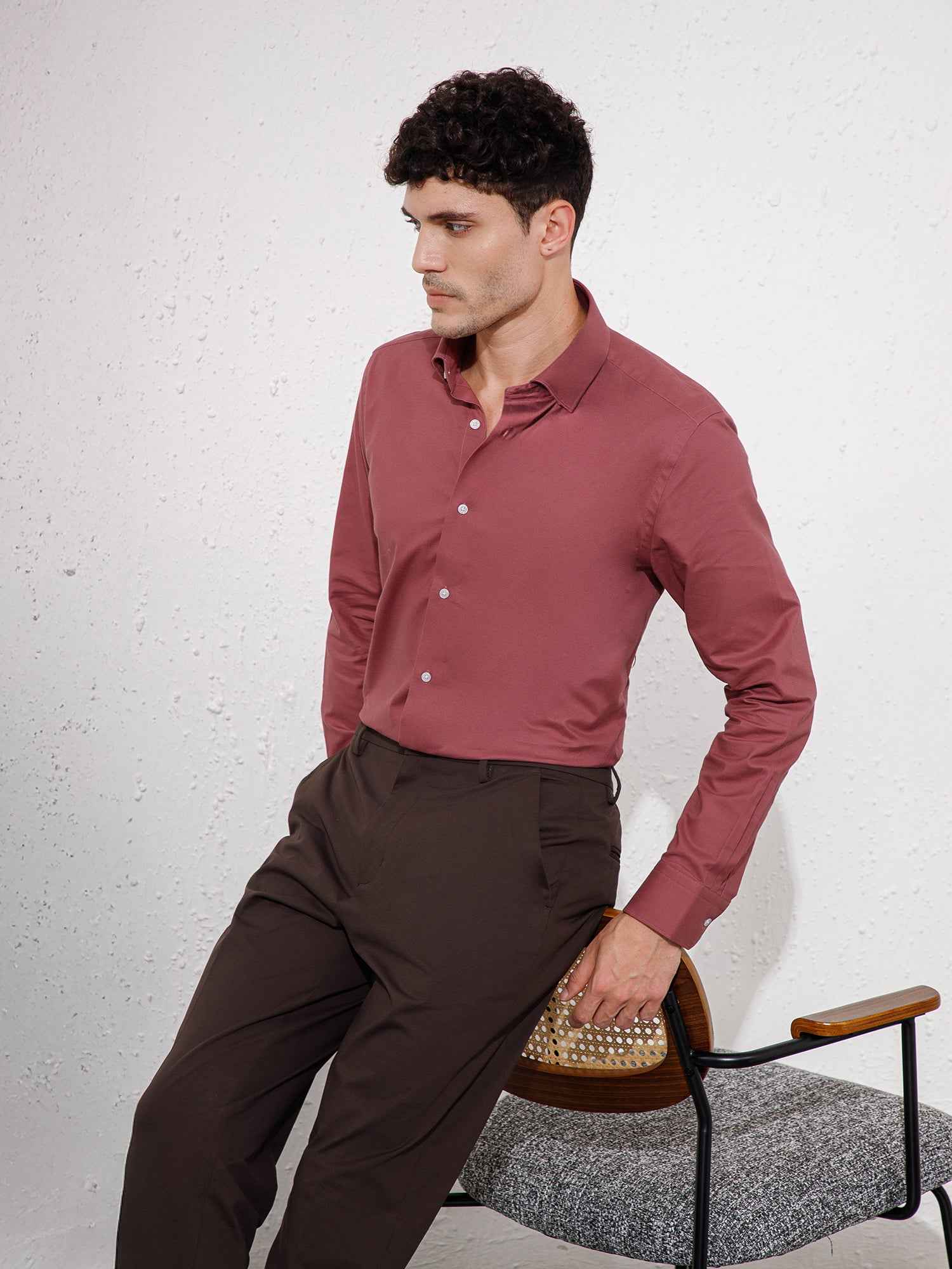 Old Rose - Mens Full Sleeve Shirts