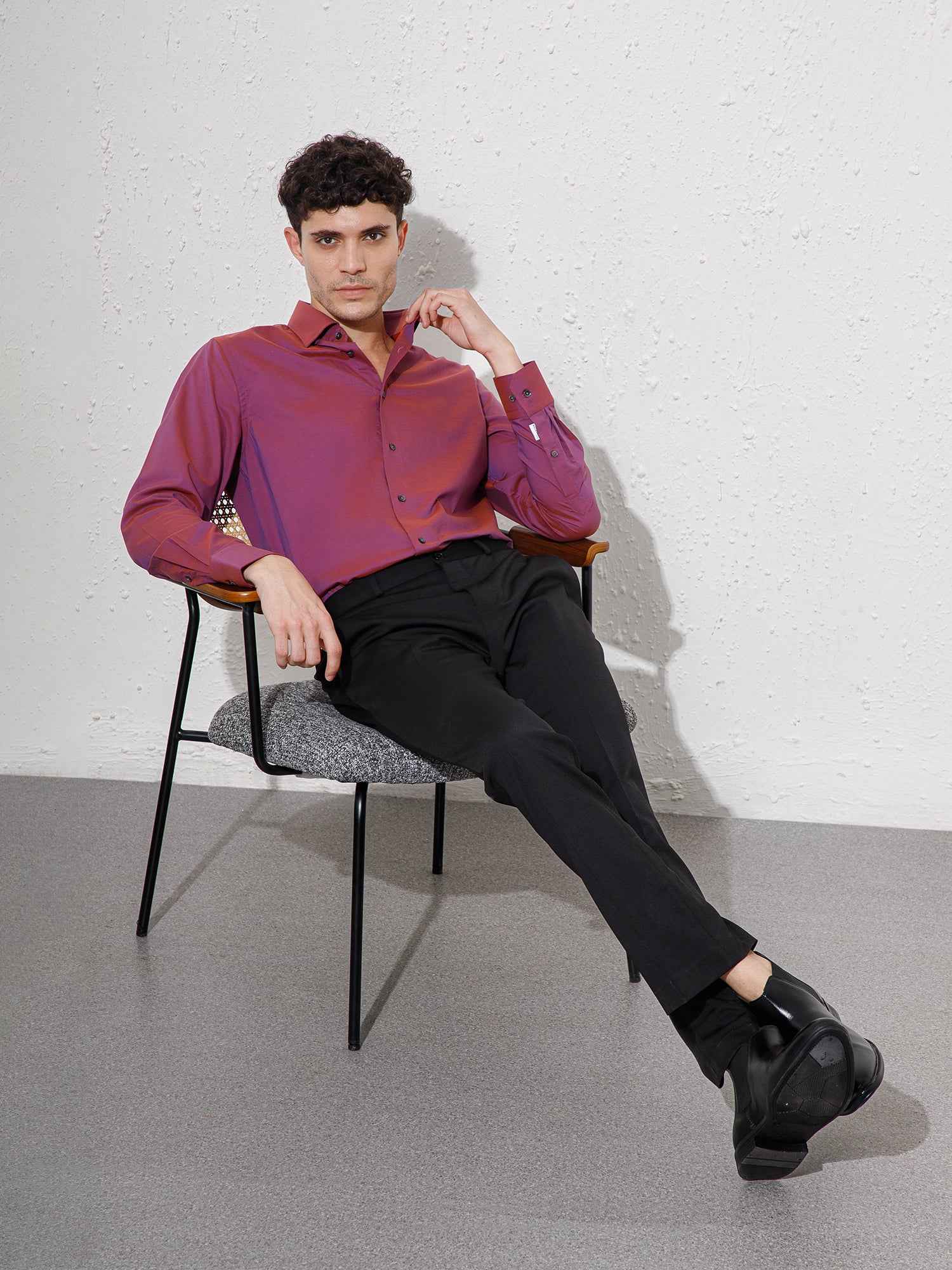 Purple - Mens Full Sleeve Shirts