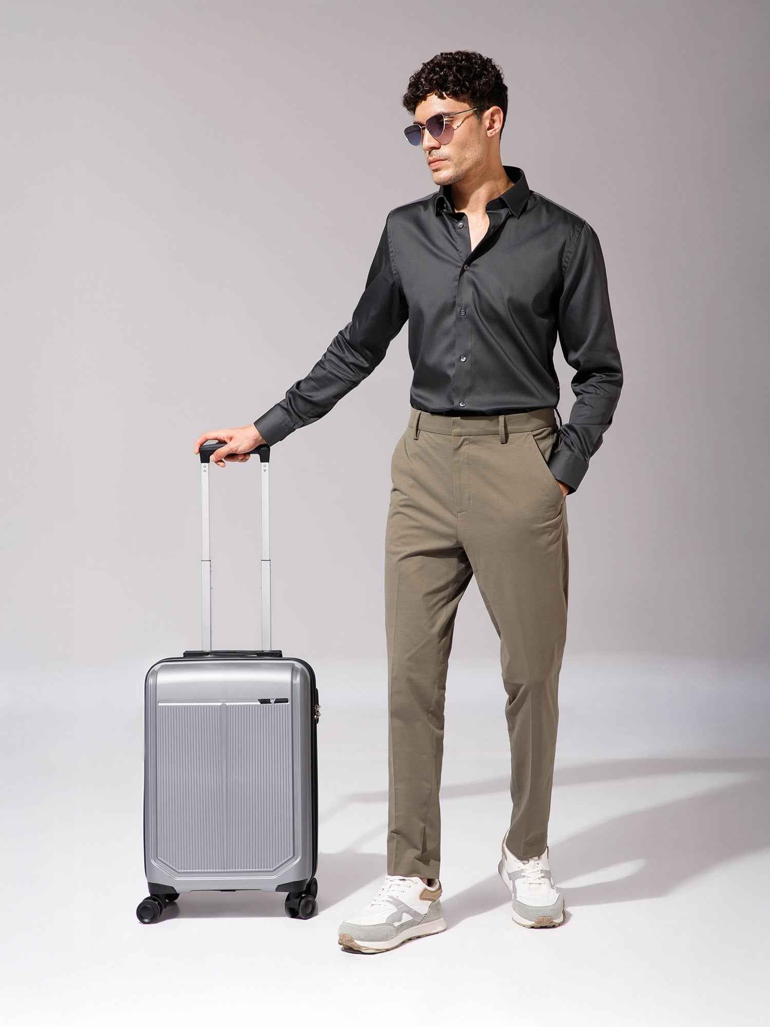 German Grey - Mens Full Sleeve Shirts