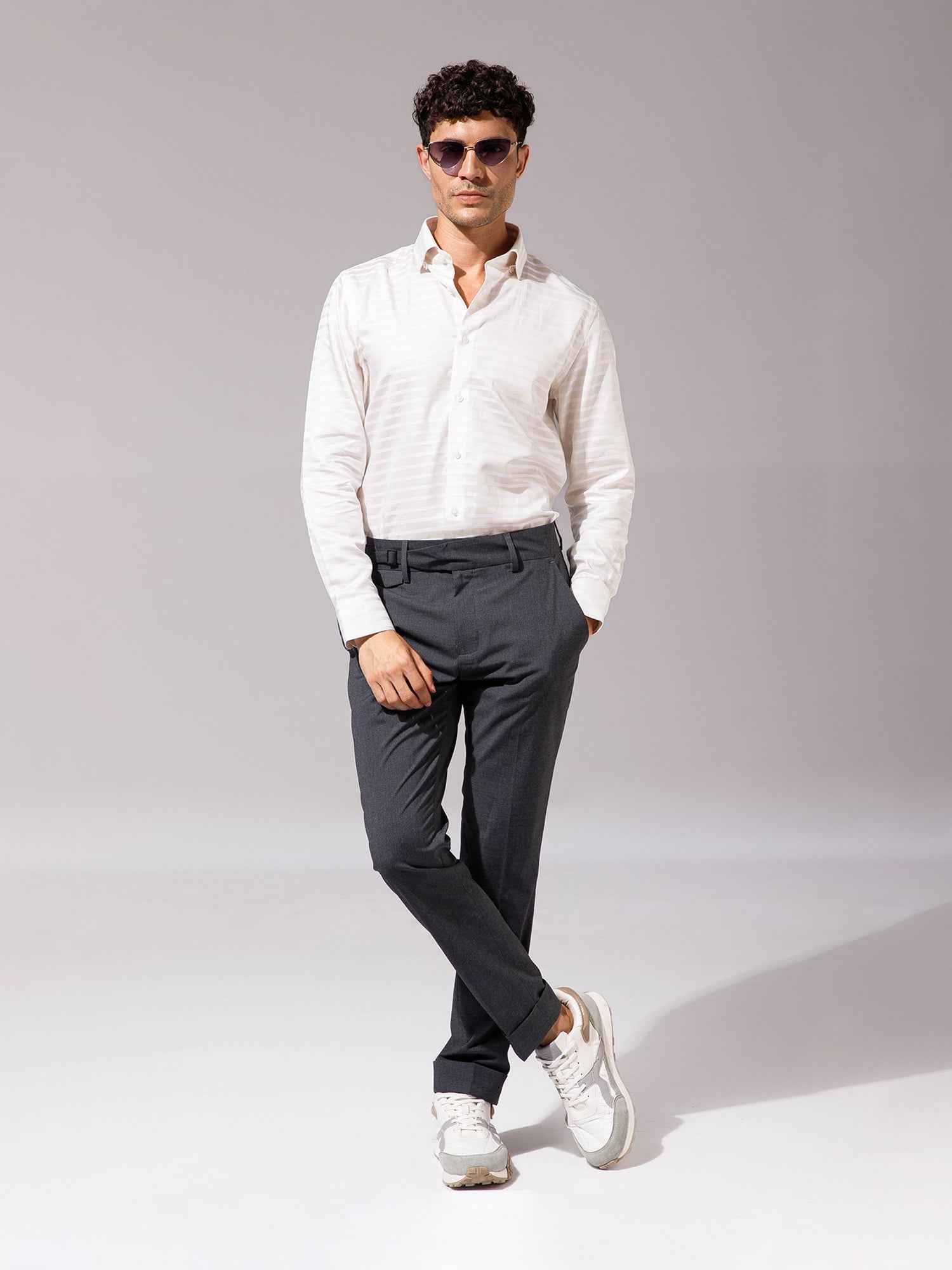 Cream - Mens Full Sleeve Shirts