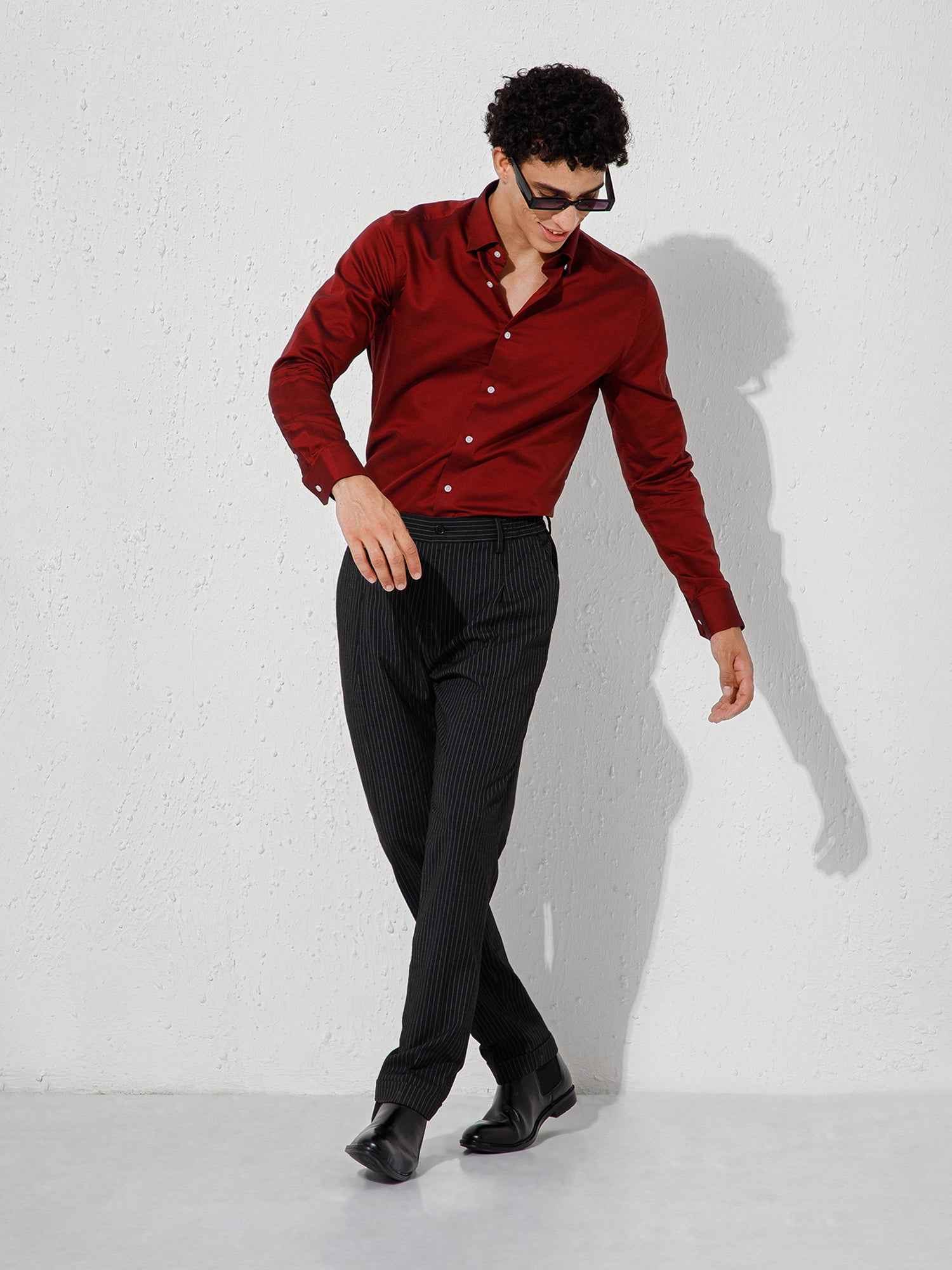 Maroon - Mens Full Sleeve Shirts