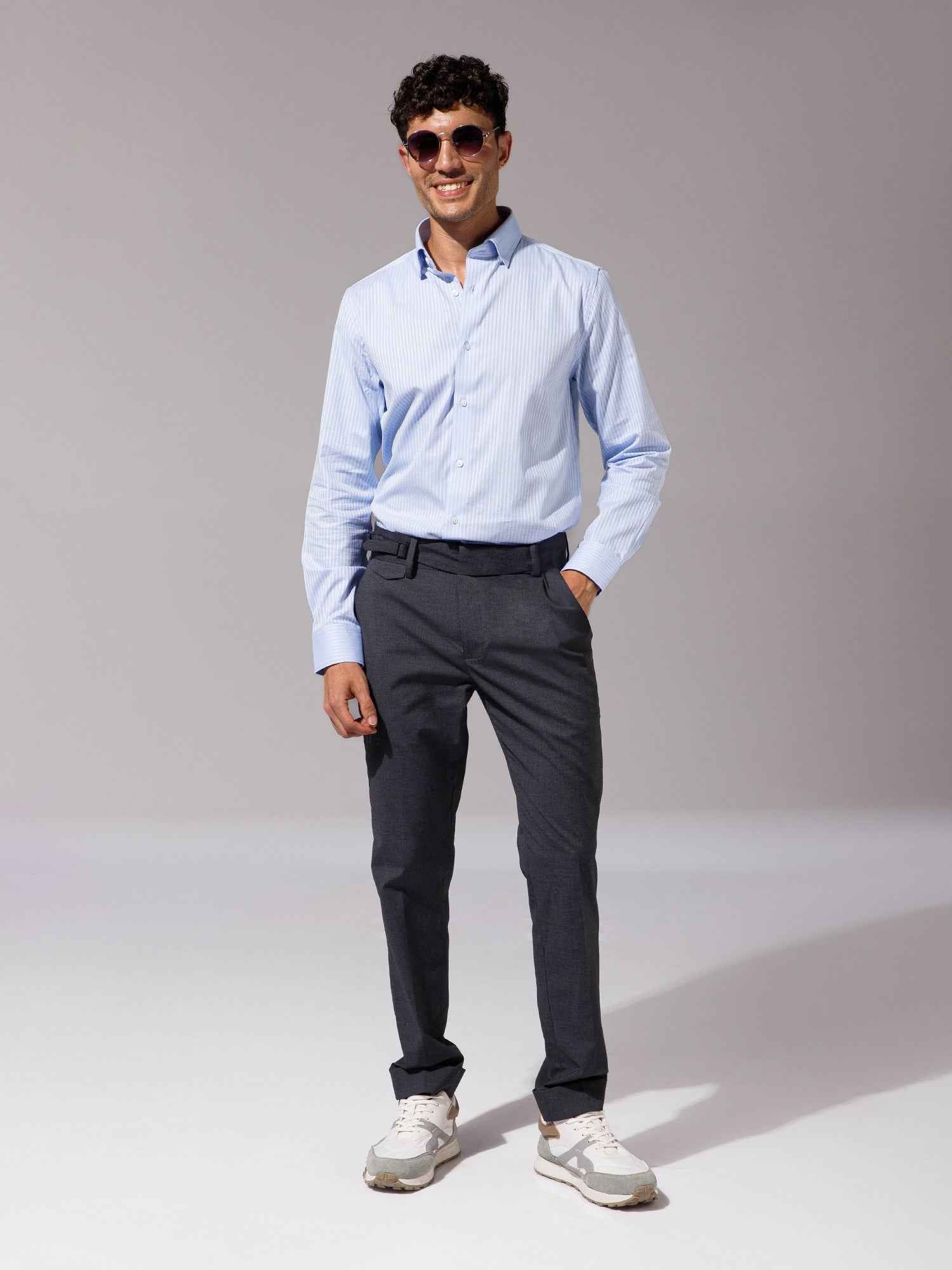 Light Blue - Mens Full Sleeve Shirts