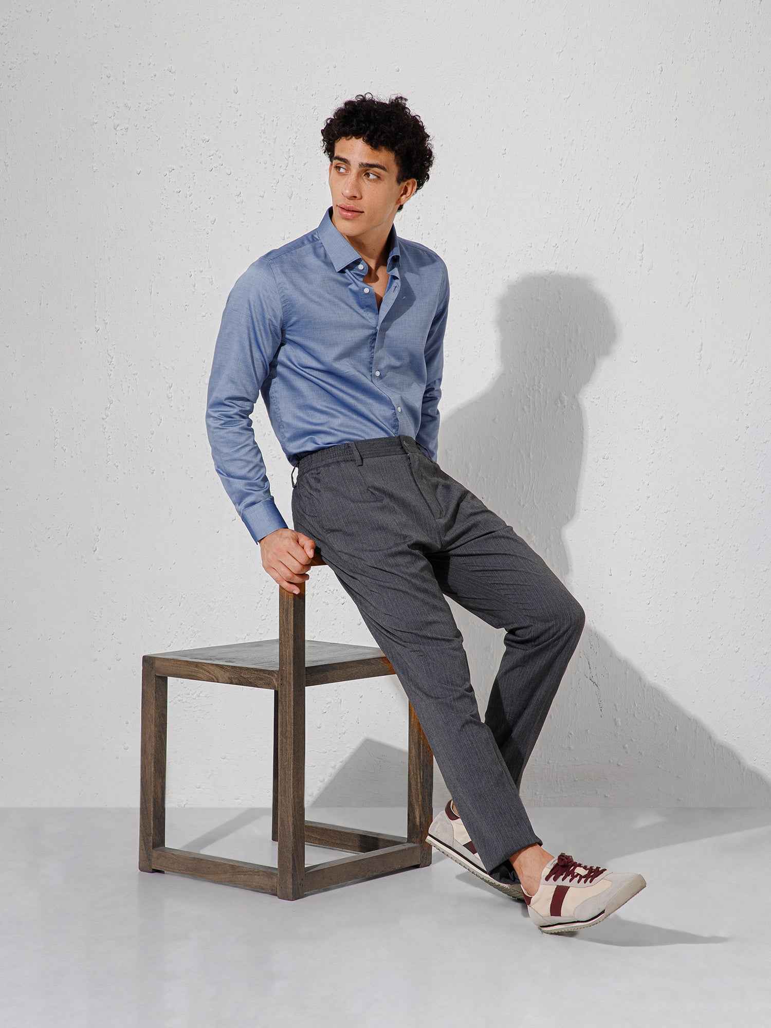 Dark Blue - Mens Full Sleeve Shirts