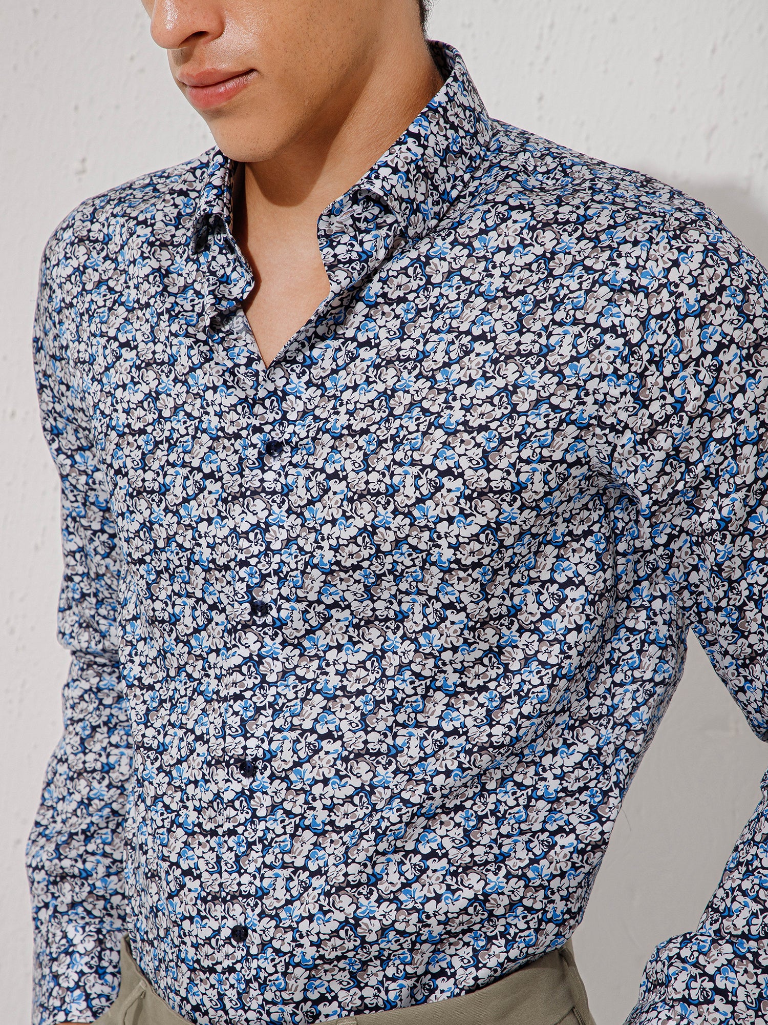 Navy - Ditsy