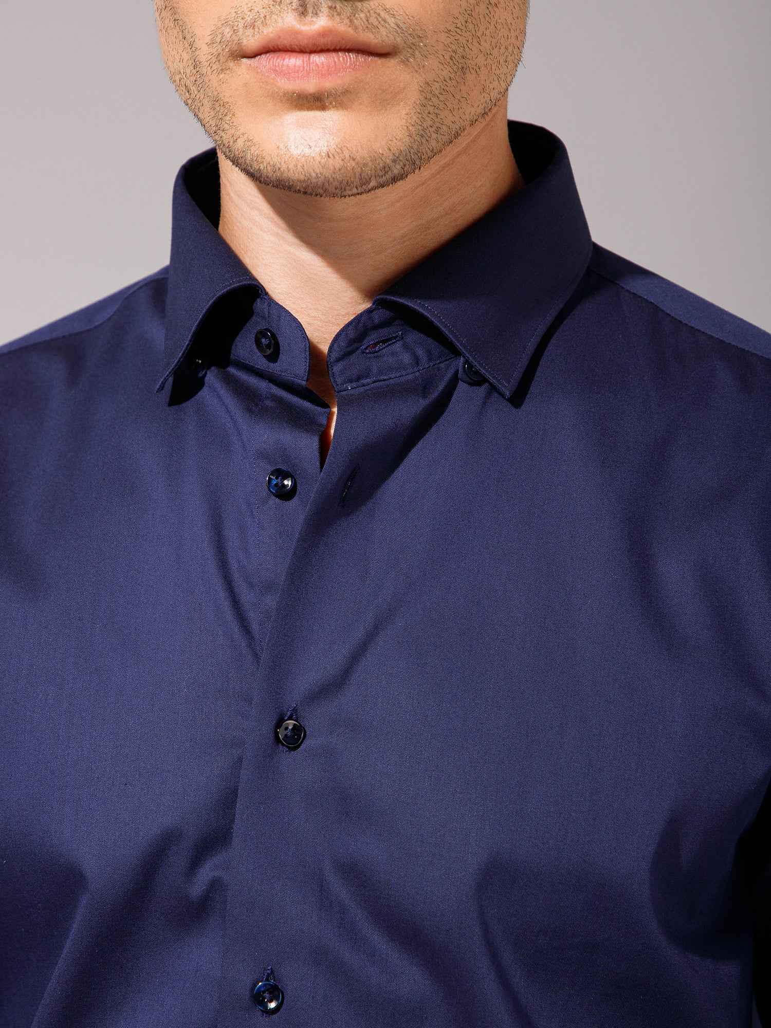Navy - Mens Full Sleeve Shirts