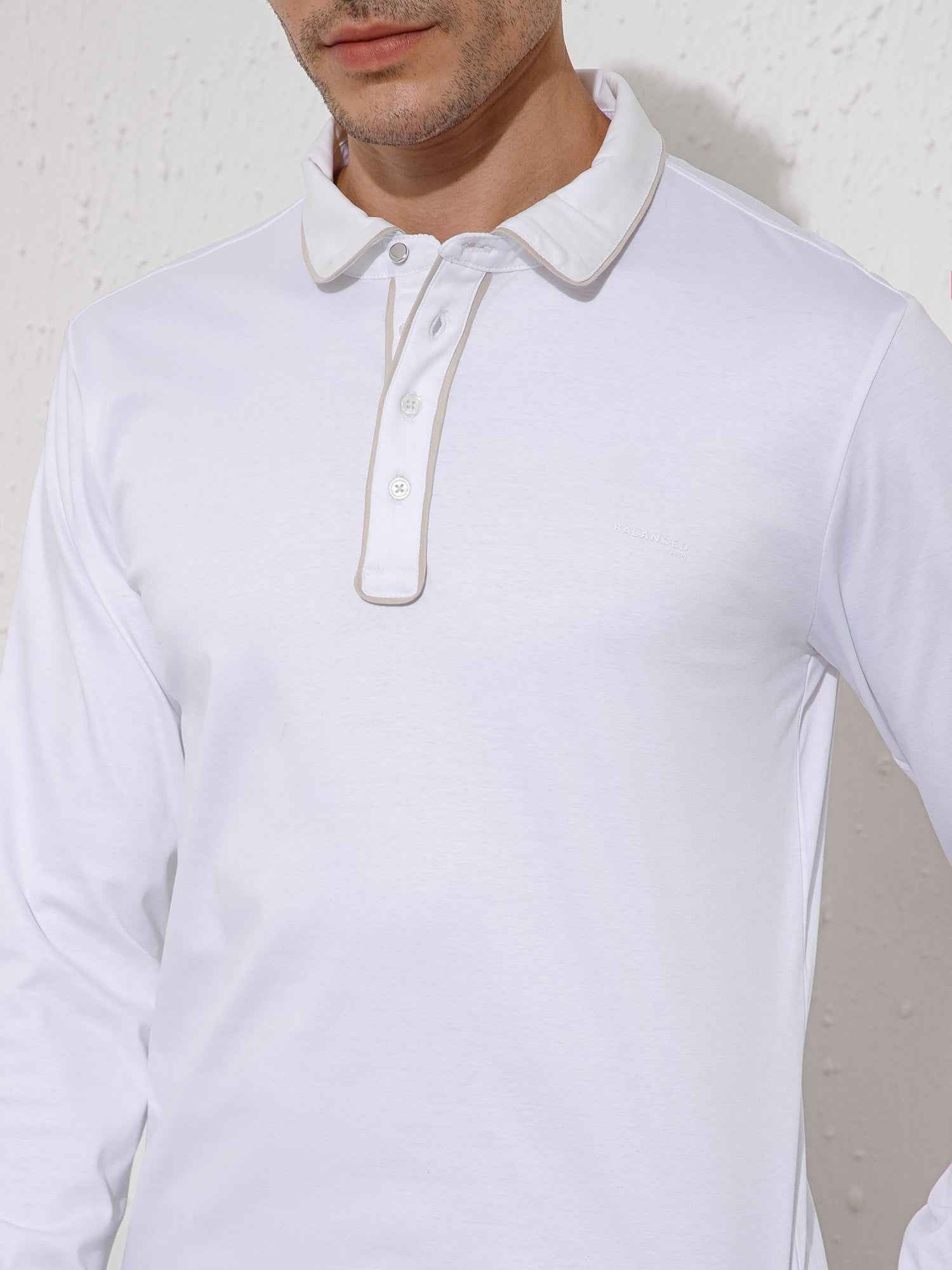 White - Polo Full Sleeve
