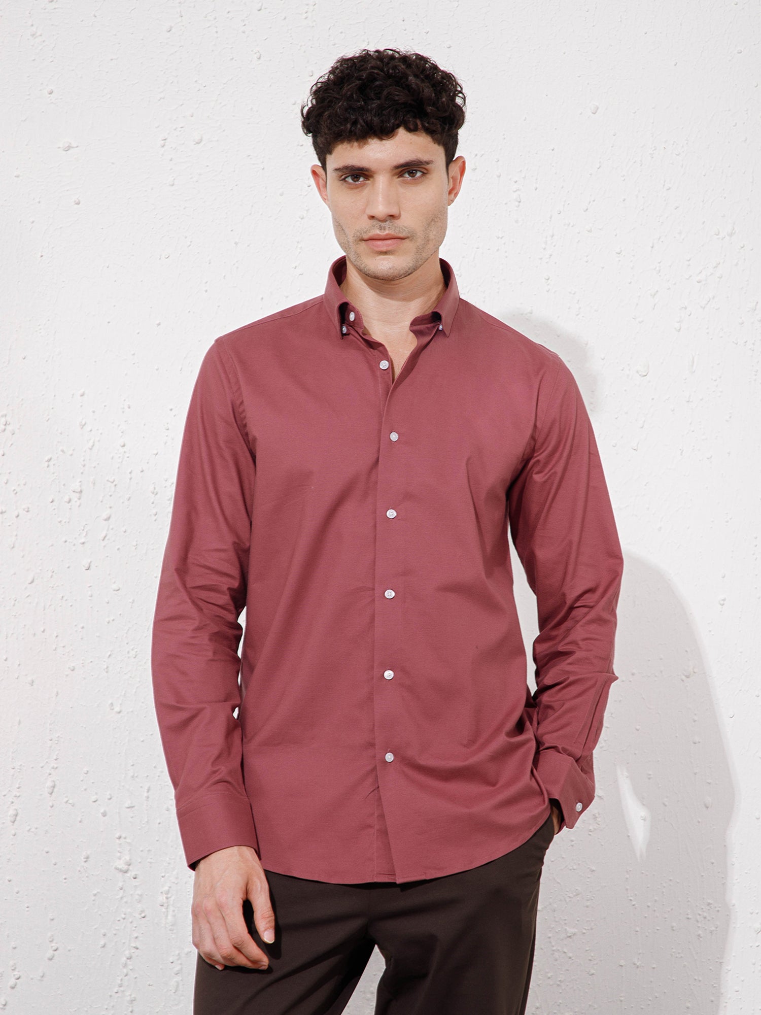 Old Rose - Mens Full Sleeve Shirts