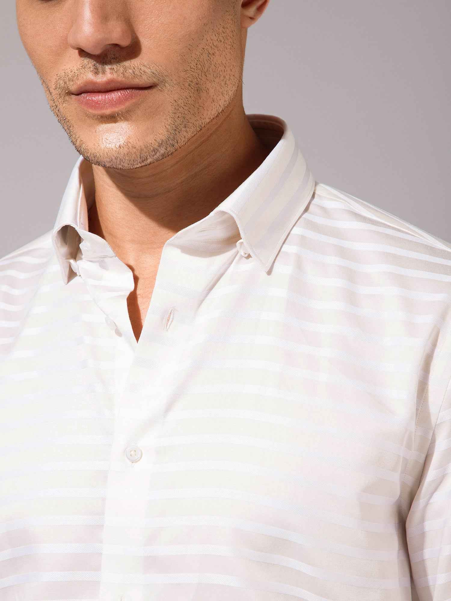 Cream - Mens Full Sleeve Shirts