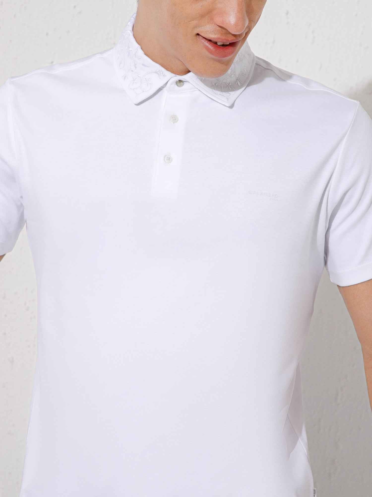 White - EMB Polo