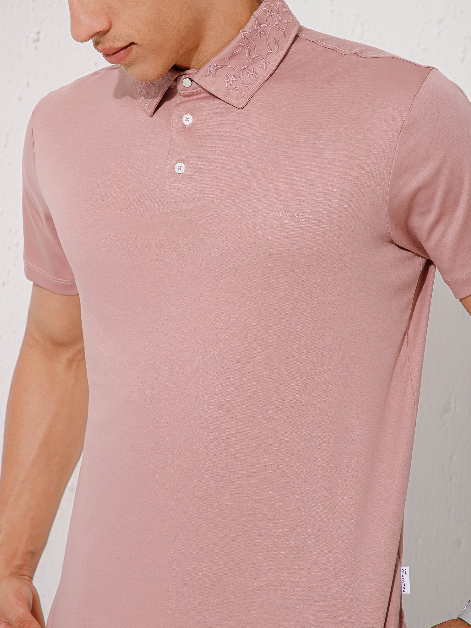 Peach - EMB Polo