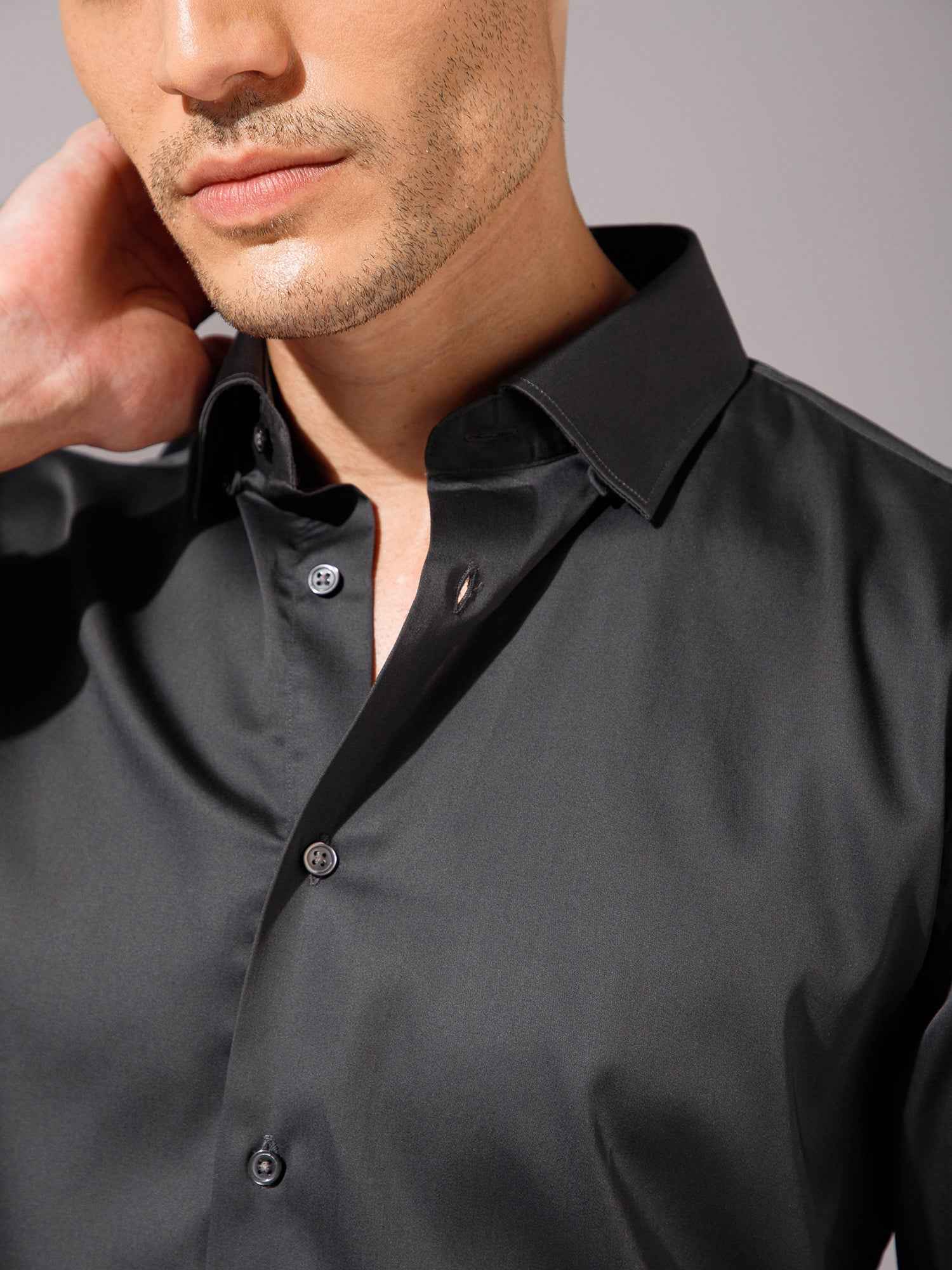 German Grey - Mens Full Sleeve Shirts