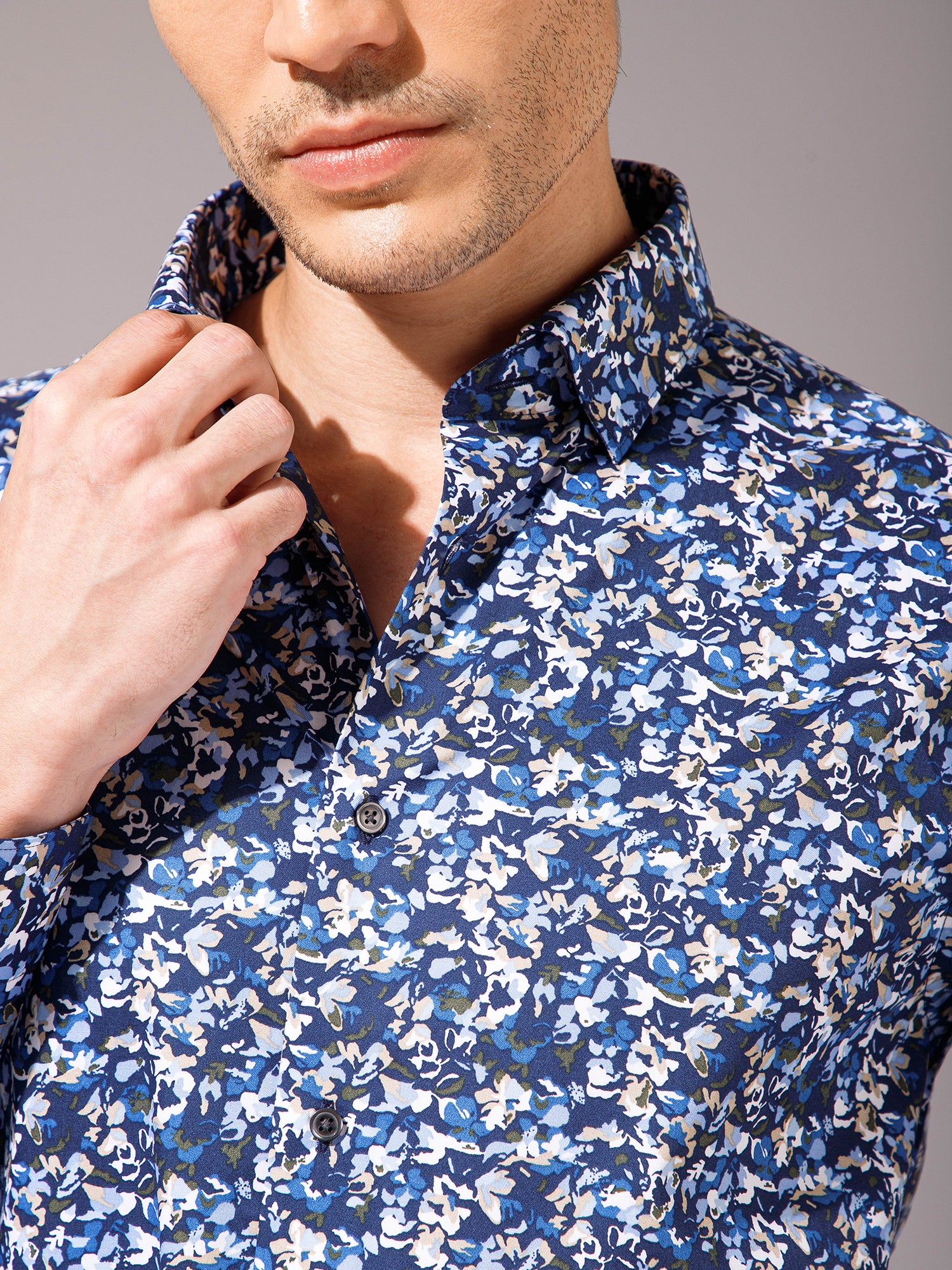 Denim Blue - Ditsy