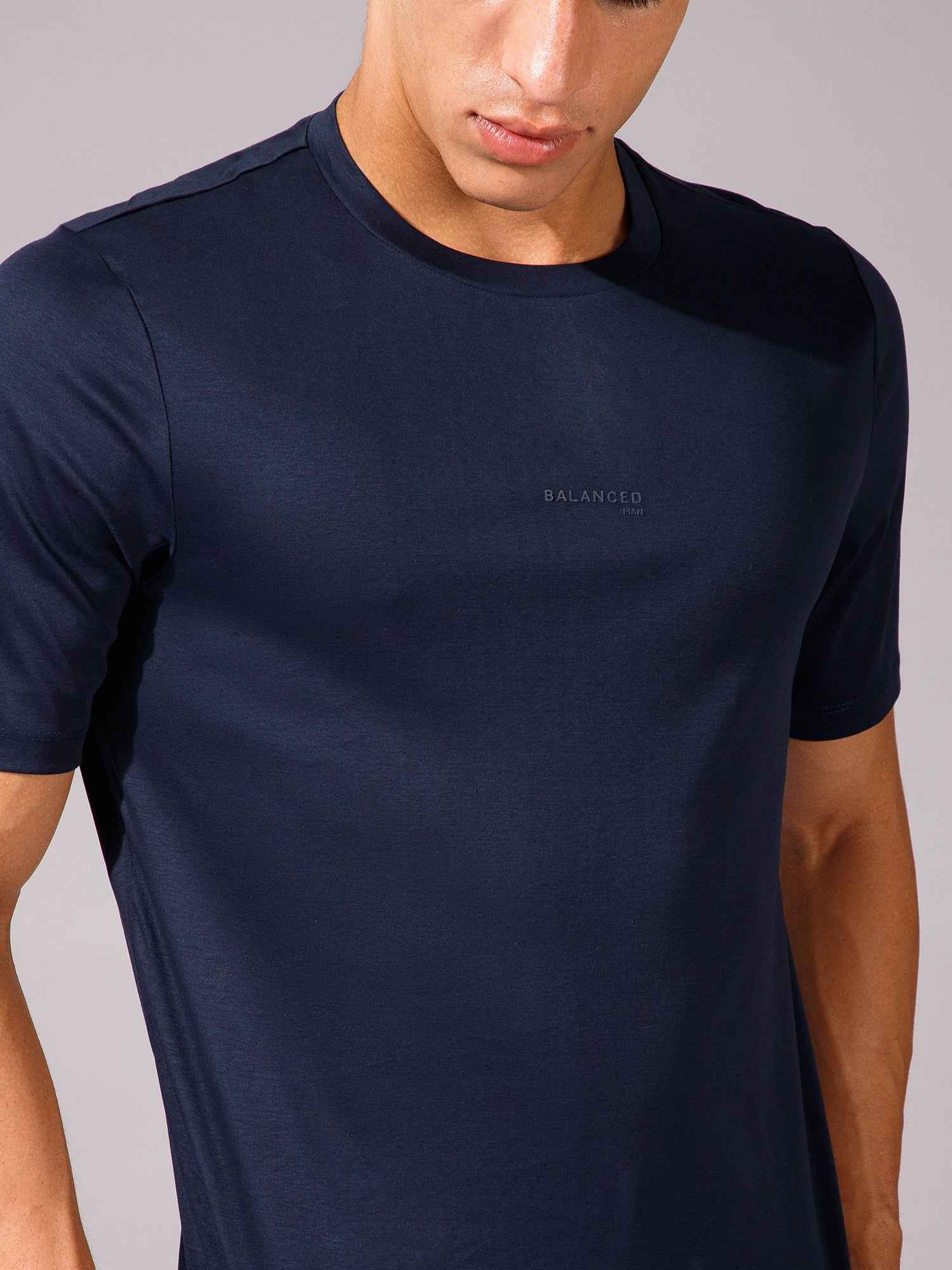 Navy - Round Neck