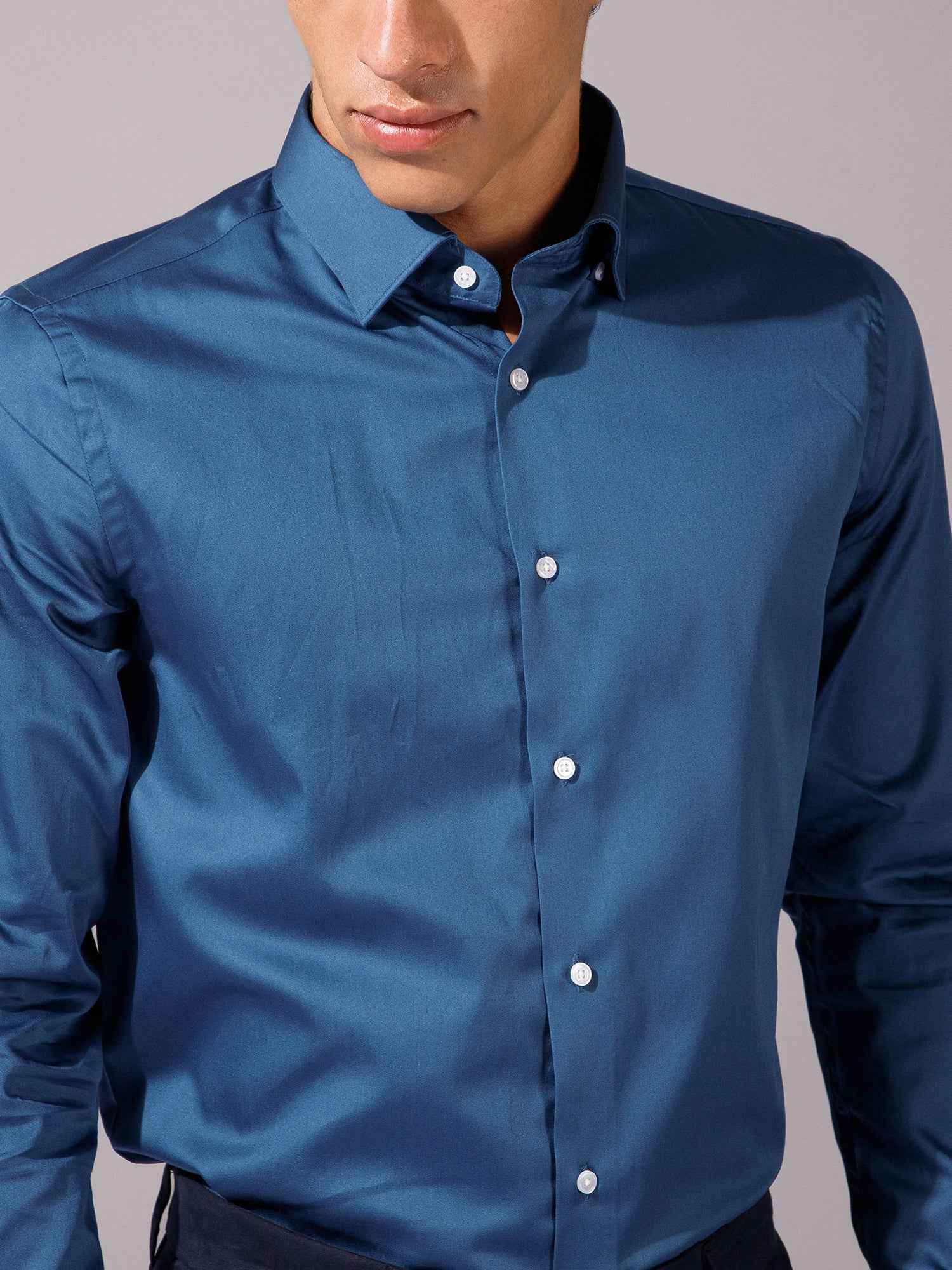Turquoise - Mens Full Sleeve Shirts