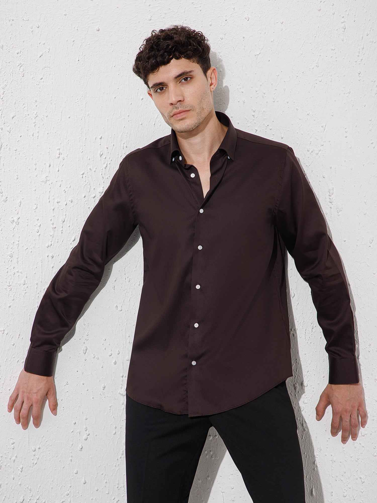 Coffee - Mens Full Sleeve Shirts