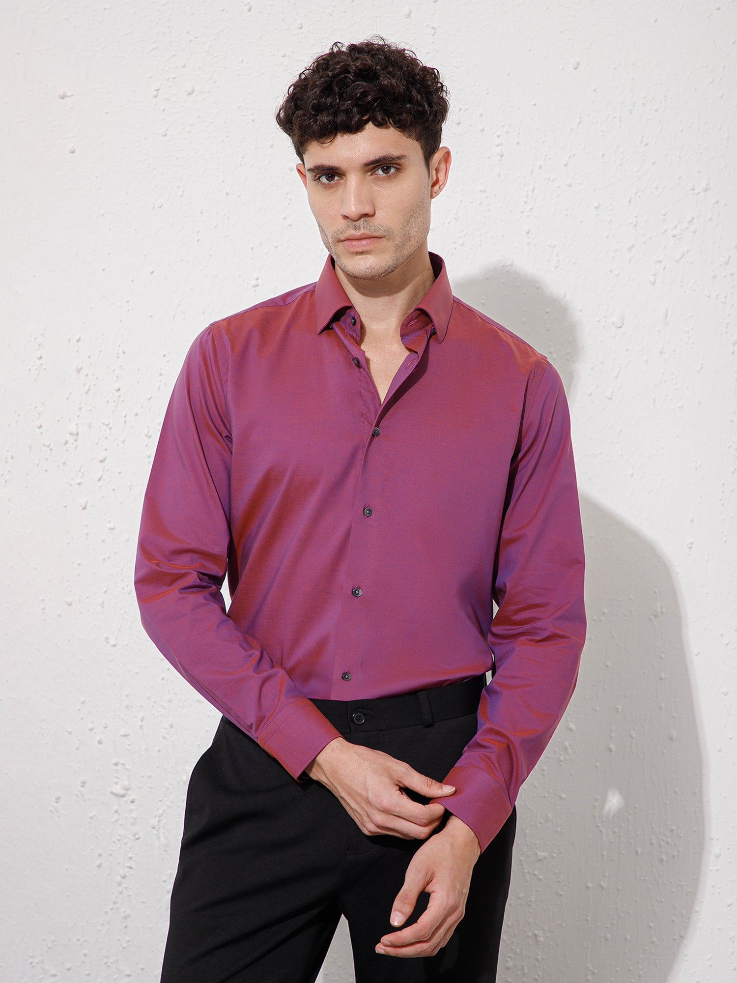 Purple - Mens Full Sleeve Shirts